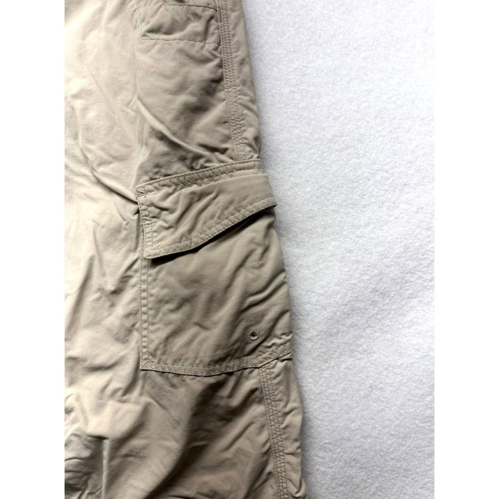 Mountain Khakis VINTAGE Mountain Khakis Men’s Canvas 5 Pocket Hiking Pants Khaki 36x34 Mens Size US 36 / EU 52 - 4 Thumbnail