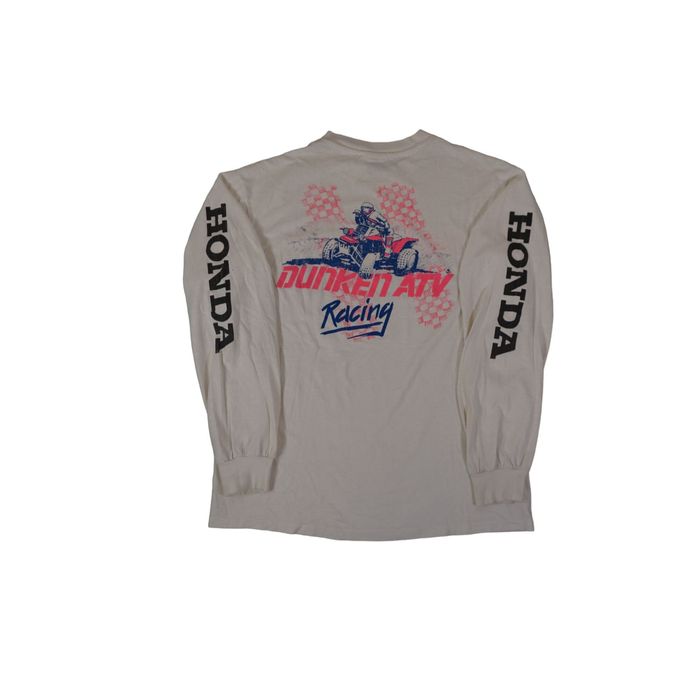 Hanes Vintage Hanes Honda Racing Long Sleeve Tee Shirt White Size | Grailed