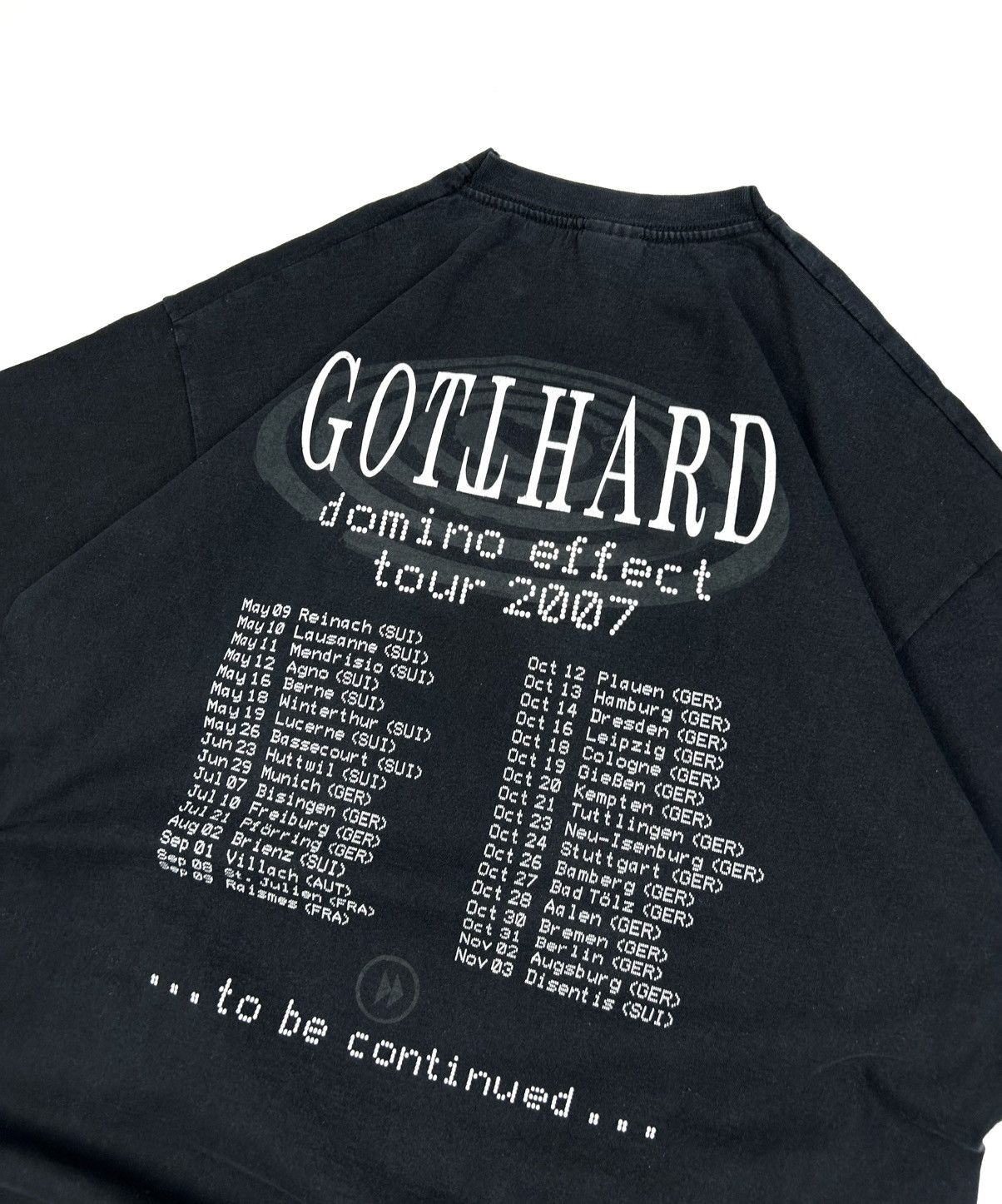 Band Tees GOTTHARD 2007 Vintage T-Shirt Rare Domino Effect Band Tee Size US L / EU 52-54 / 3 - 8 Thumbnail