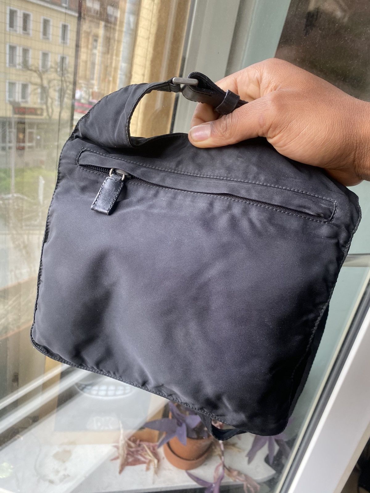 Prada Prada Black Nylon Shoulder Bag Size ONE SIZE - 7 Thumbnail