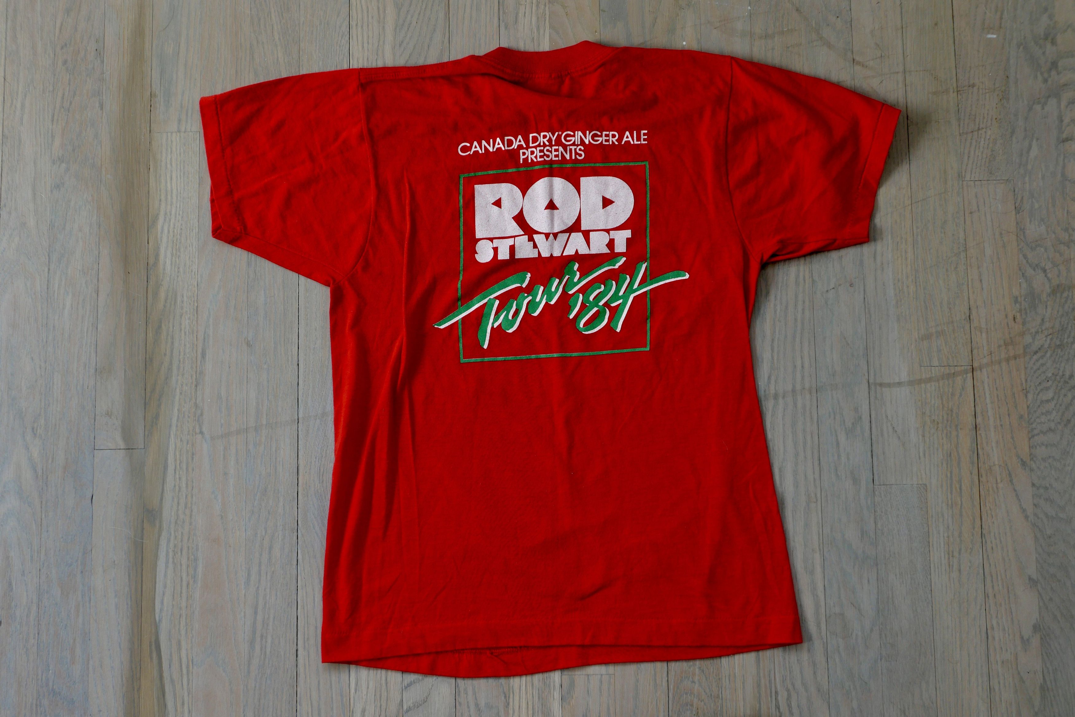 Band Tees Vintage Rod Stewart 1984 Tour Shirt Size US S / EU 44-46 / 1 - 1 Thumbnail