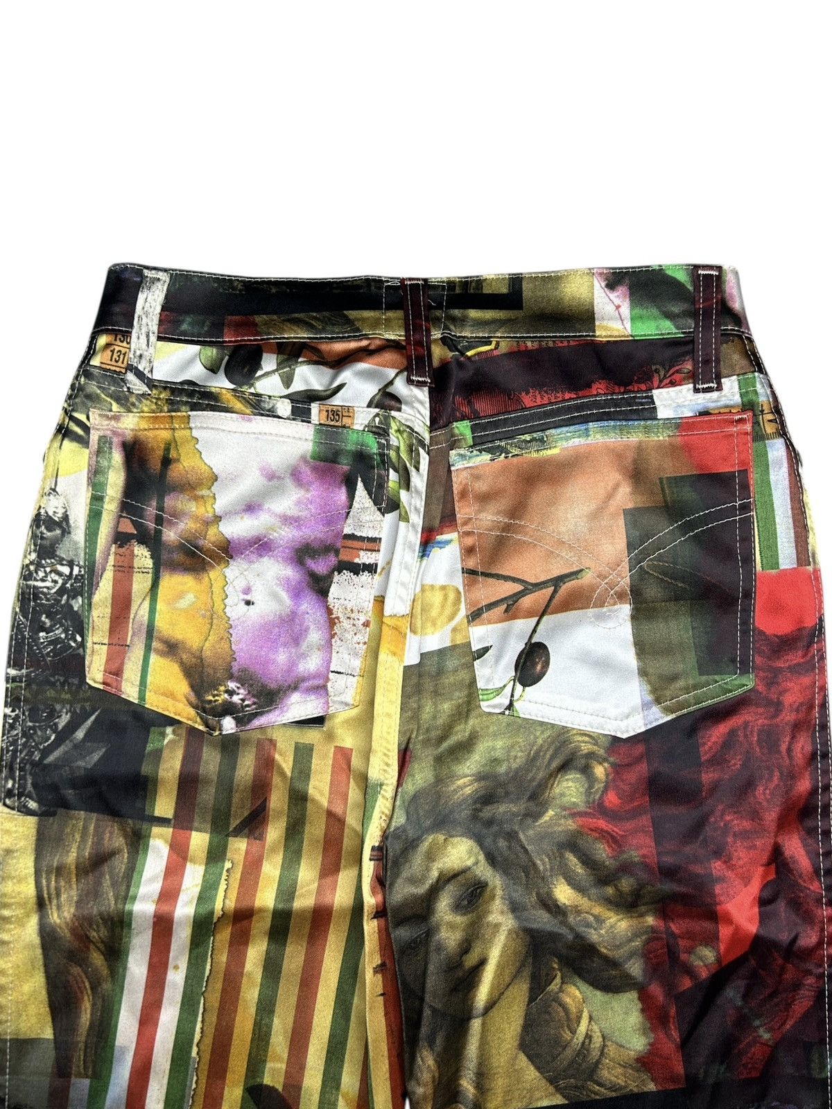 Moschino 90s Birth of Venus Trousers Size 27" / US 4 / IT 40 - 12 Thumbnail