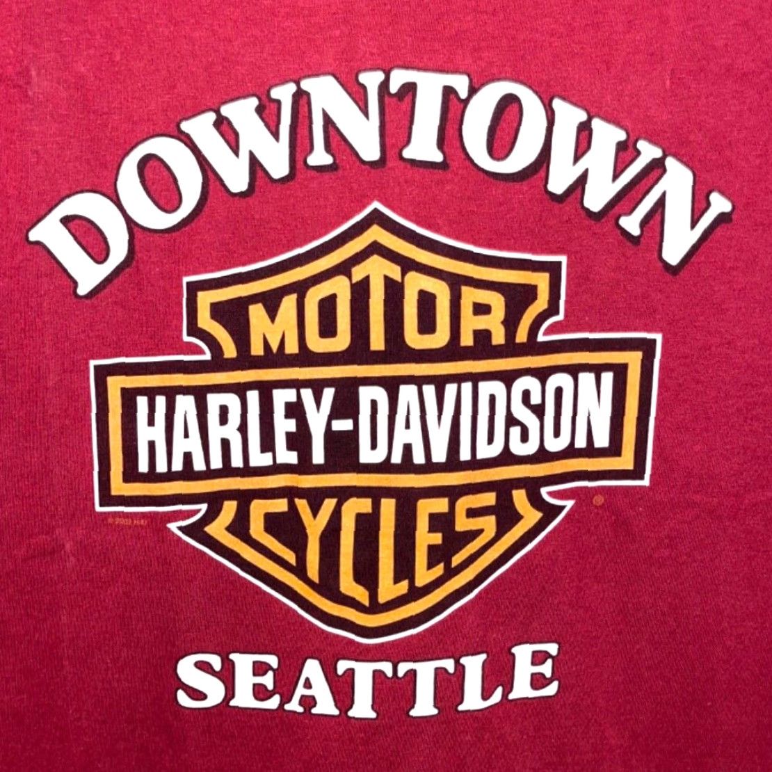 Harley Davidson VINTAGE Harley-Davidson Downtown Seattle USA XL Hanes Beefy-T Biker T Shirt Tee Shirt Tee (Graphic) Size US XL / EU 56 / 4 - 6 Thumbnail