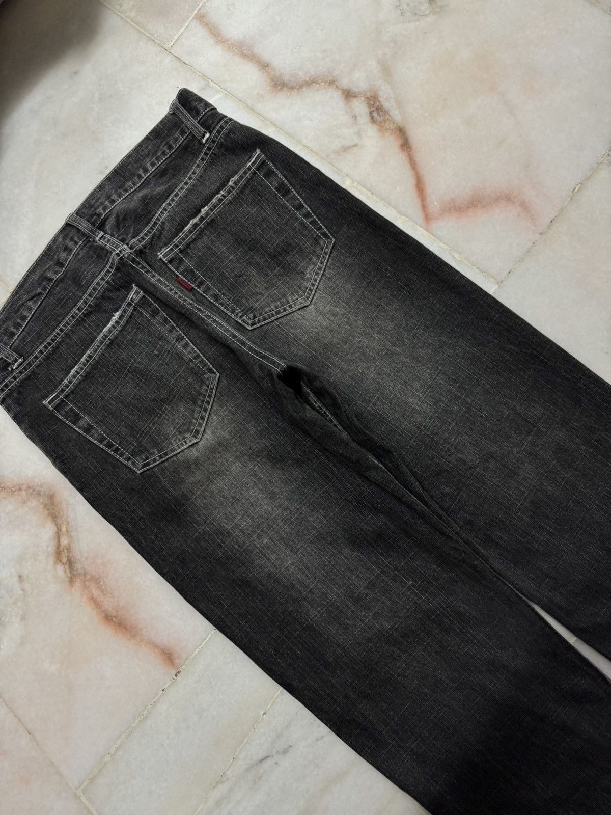 If Six Was Nine × Japanese Brand × Vintage Denim Des Free Beat Mudwash Faded Distress Jean Size US 30 / EU 46 - 14 Thumbnail