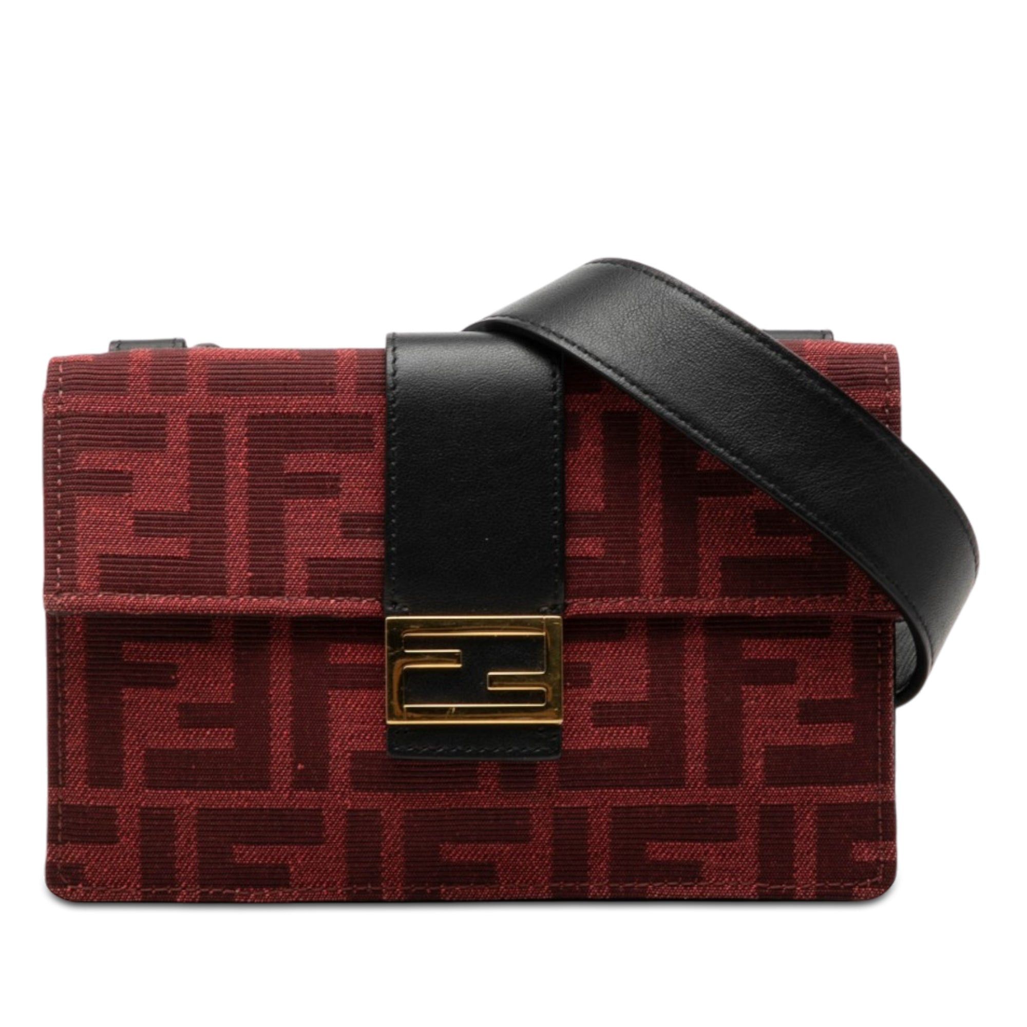 Fendi Zucca Canvas Convertible Baguette Pouch Size ONE SIZE - 1 Thumbnail