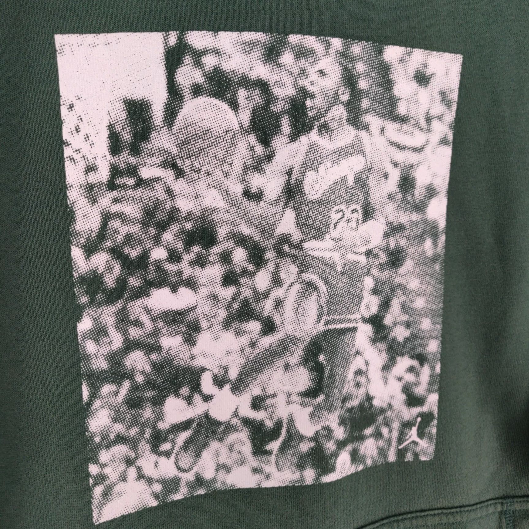 Nike Nike Air Jordan Hoodie Adult Small Green Pullover Fleece Logo 90s Classic Outdoor Sports Mens Size US S / EU 44-46 / 1 - 6 Thumbnail