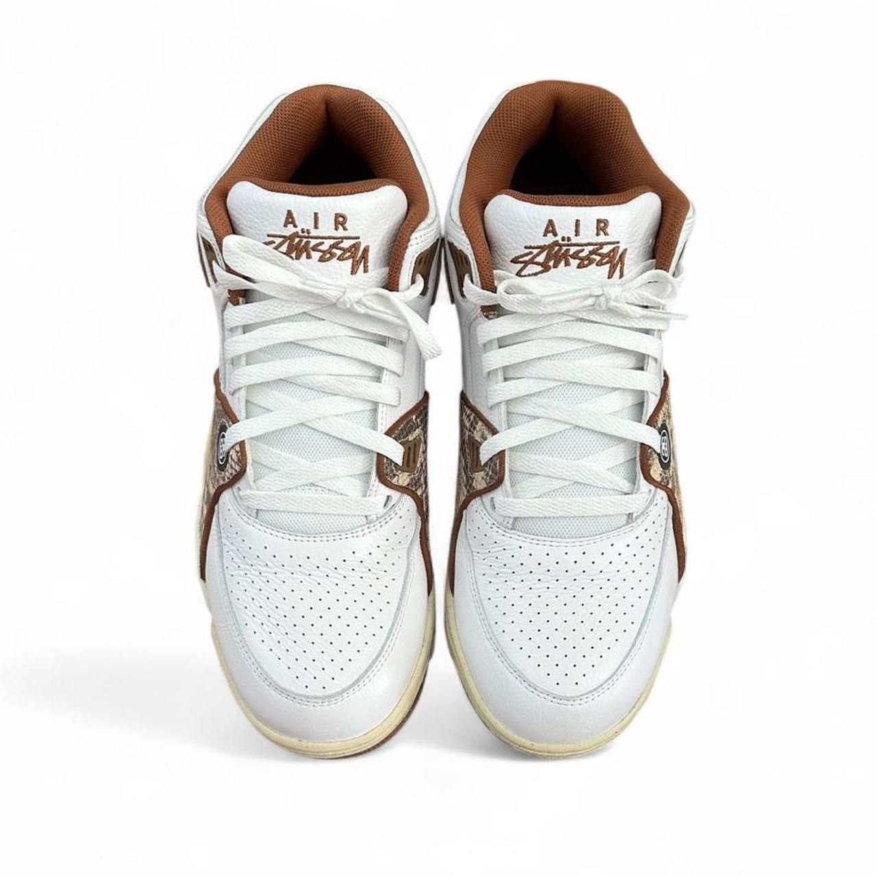 Nike × Stussy Stussy x Nike Air Flight 89 Low SP Pecan Brown Snakeskin Size US 11 / EU 44 - 3 Thumbnail