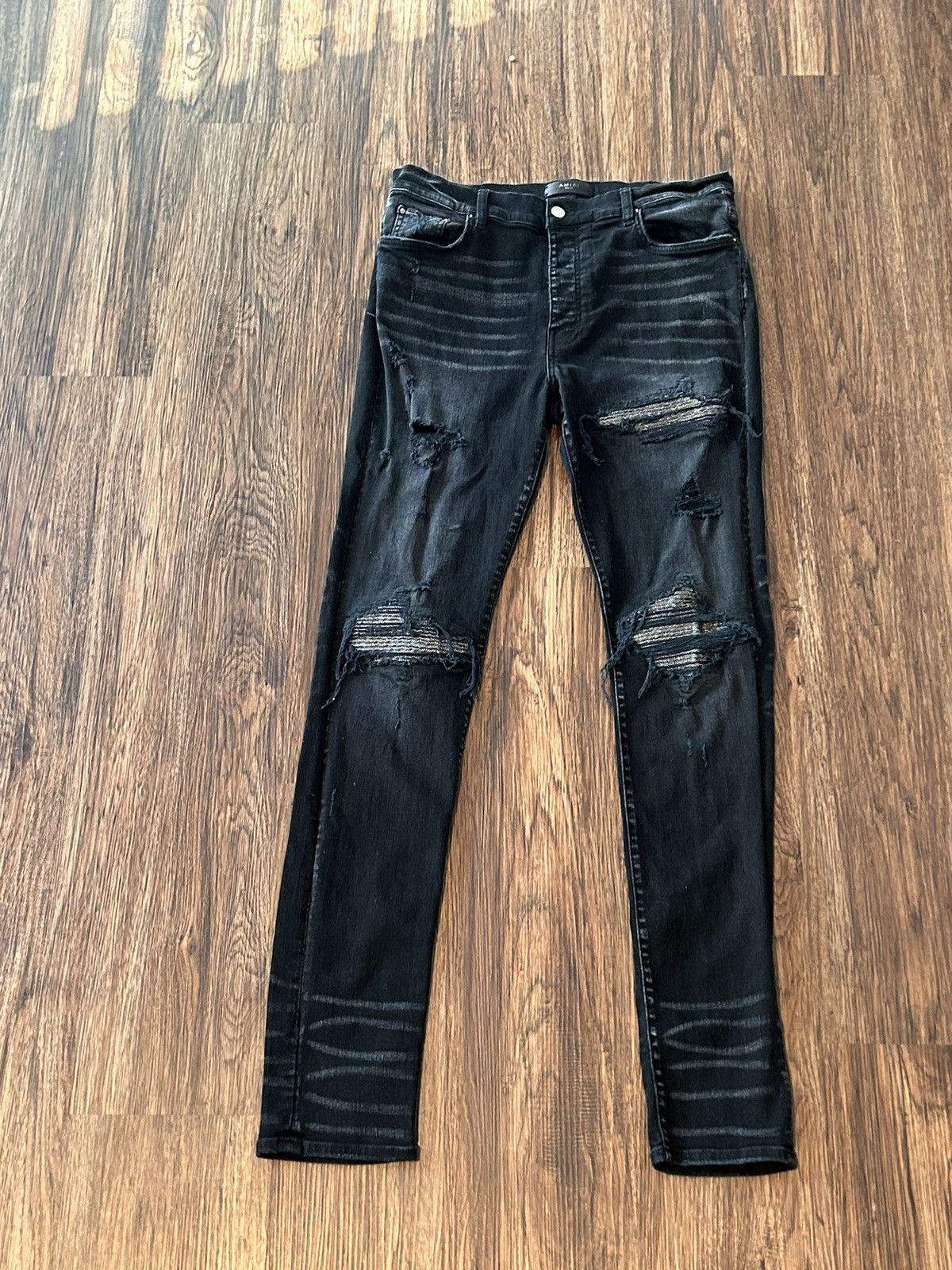 Amiri AMIRI Crystal Mx1 Jean- Black Size US 36 / EU 52 - 2 Thumbnail