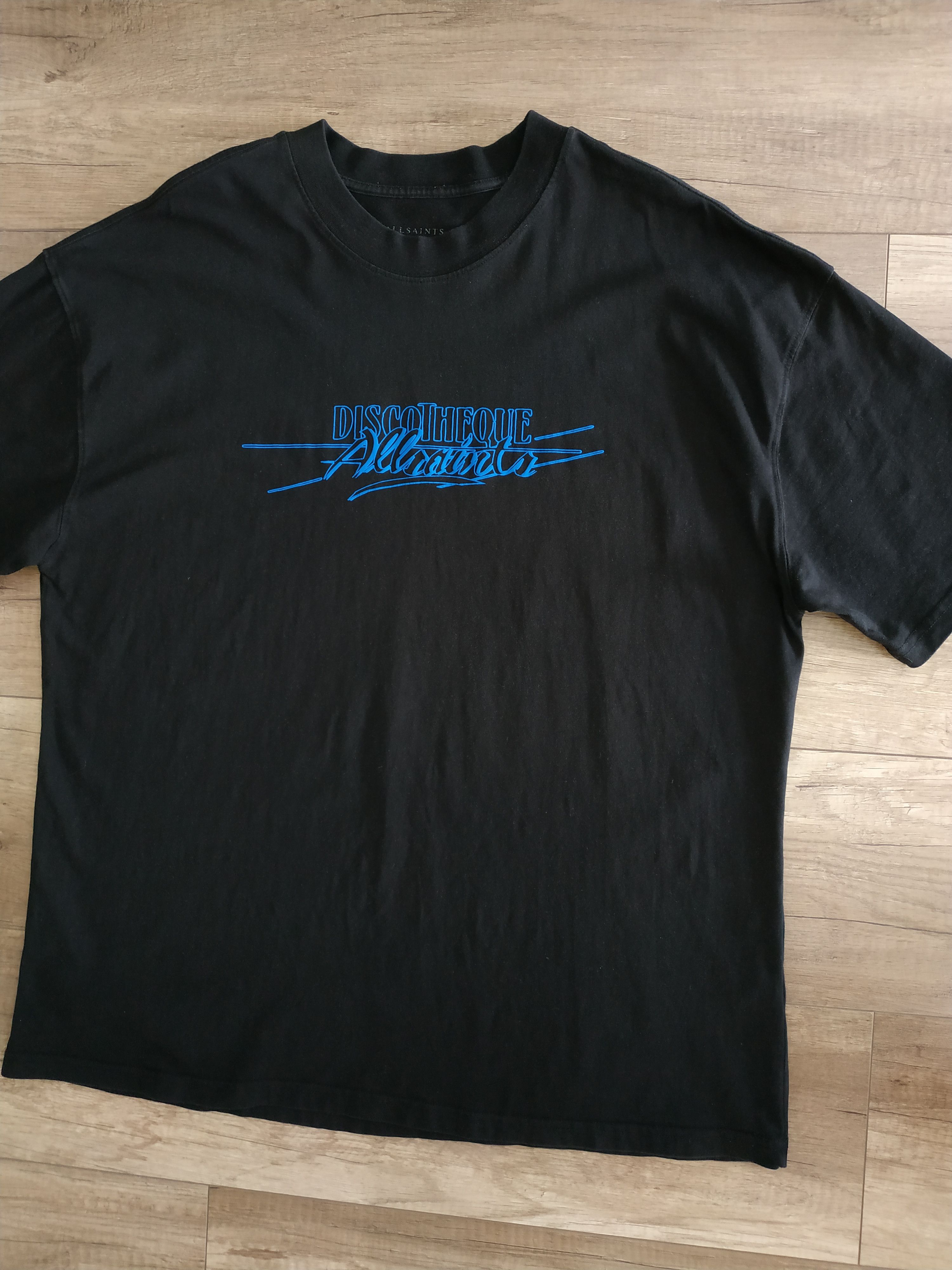 Allsaints × Designer AllSaints Men's Oversize 90's Disco T-shirt, s. LARGE/ XL Size US L / EU 52-54 / 3 - 3 Thumbnail