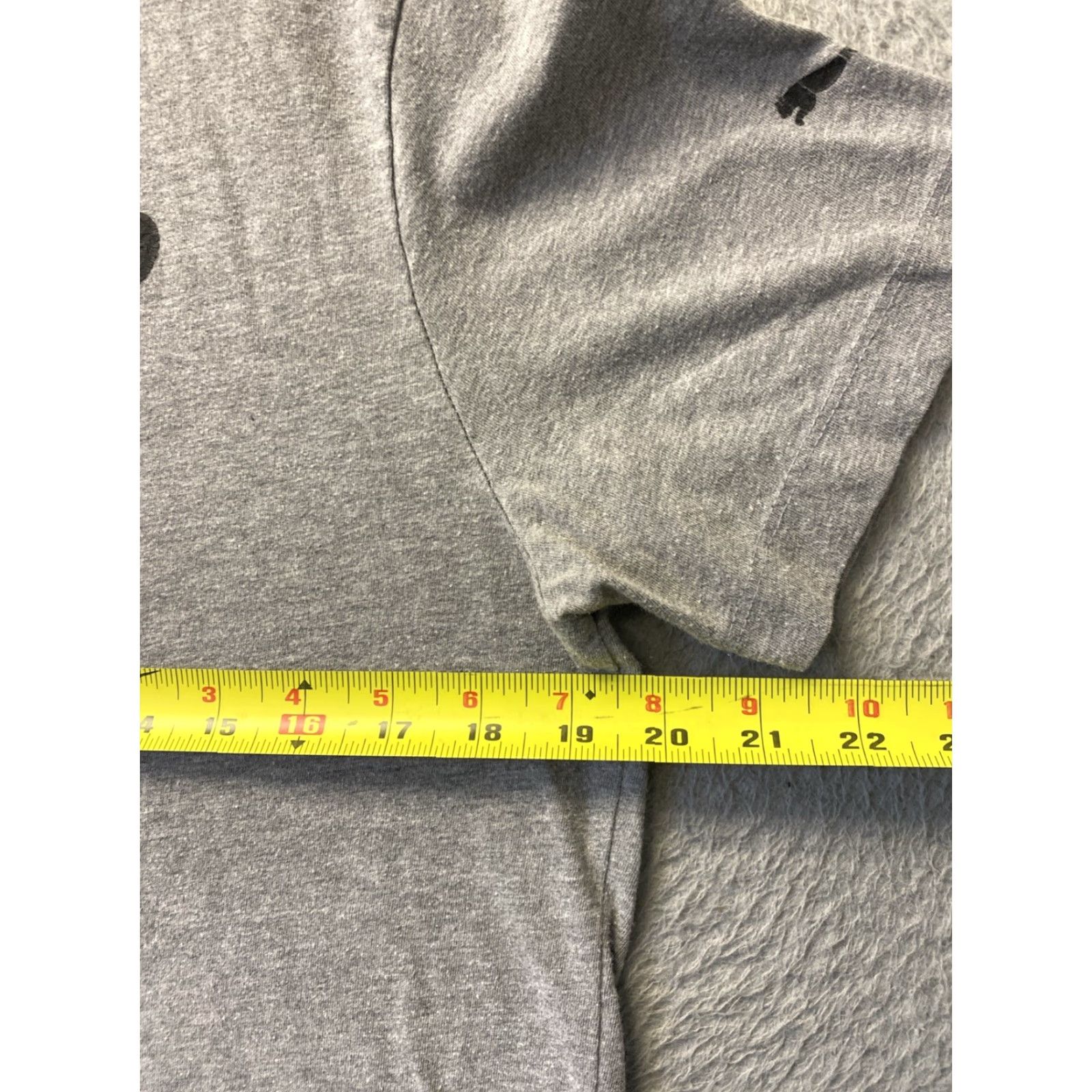 Puma PUMA Logo T-Shirt Women's Size M Gray Casual Sports Short Sleeve Size M / US 6-8 / IT 42-44 - 4 Thumbnail