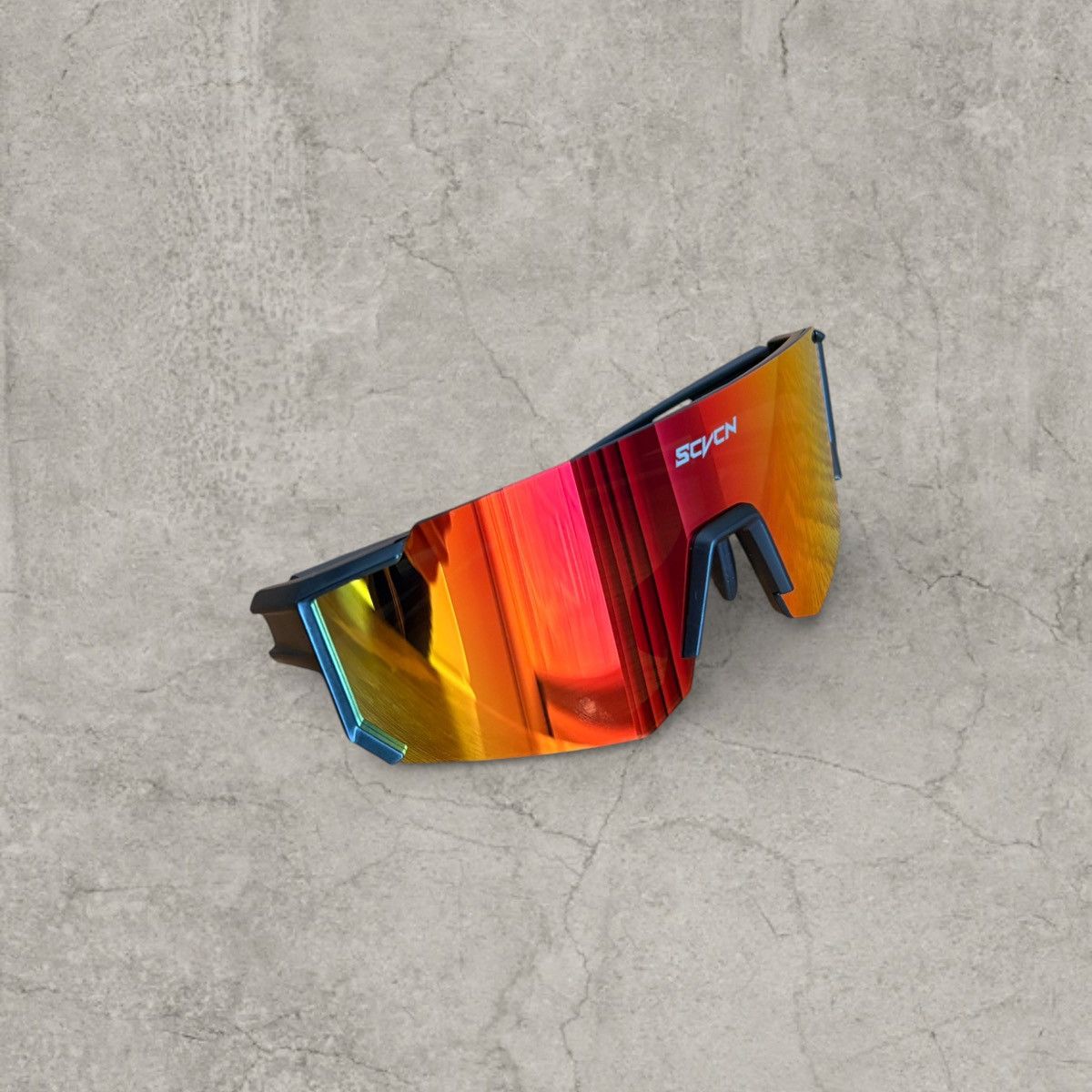 Japanese Brand Insane UV400 sport sunglasses, orange/red lenses. One size. Size ONE SIZE - 3 Thumbnail