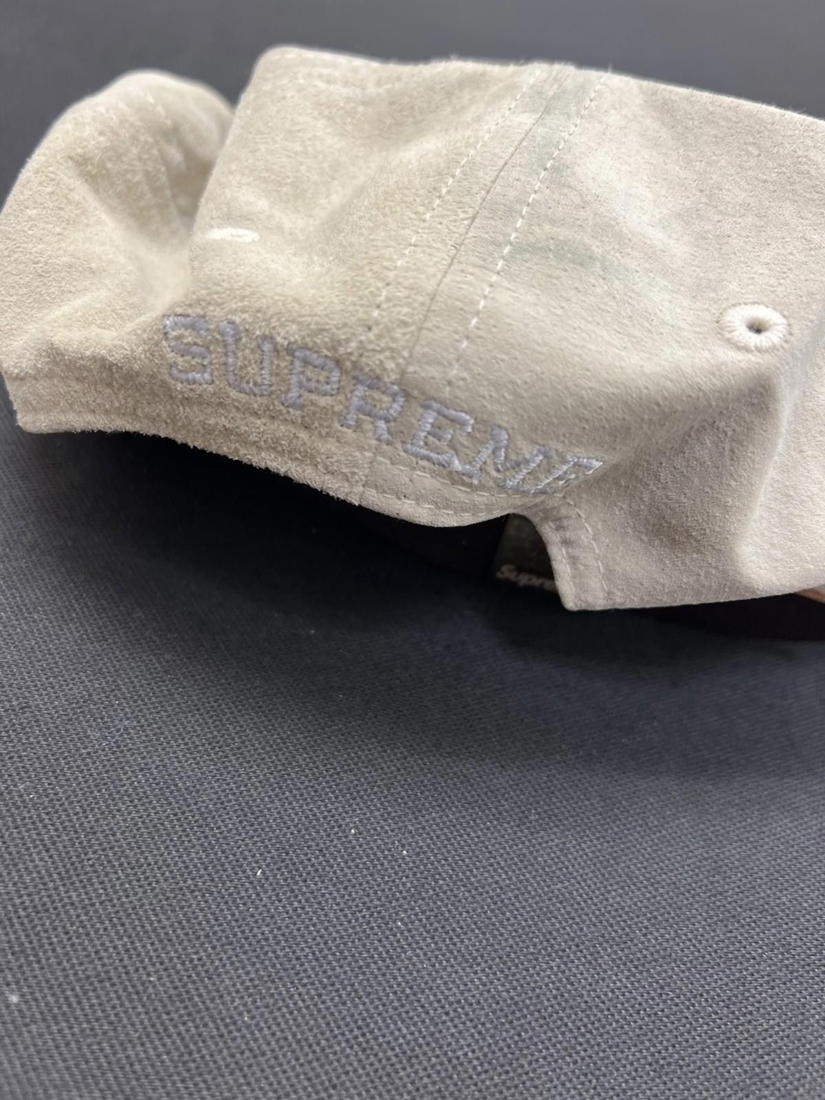 Supreme FW16 Supreme Suede S Logo 6 Panel Cap Hat Cream 2016 Size ONE SIZE - 8 Thumbnail