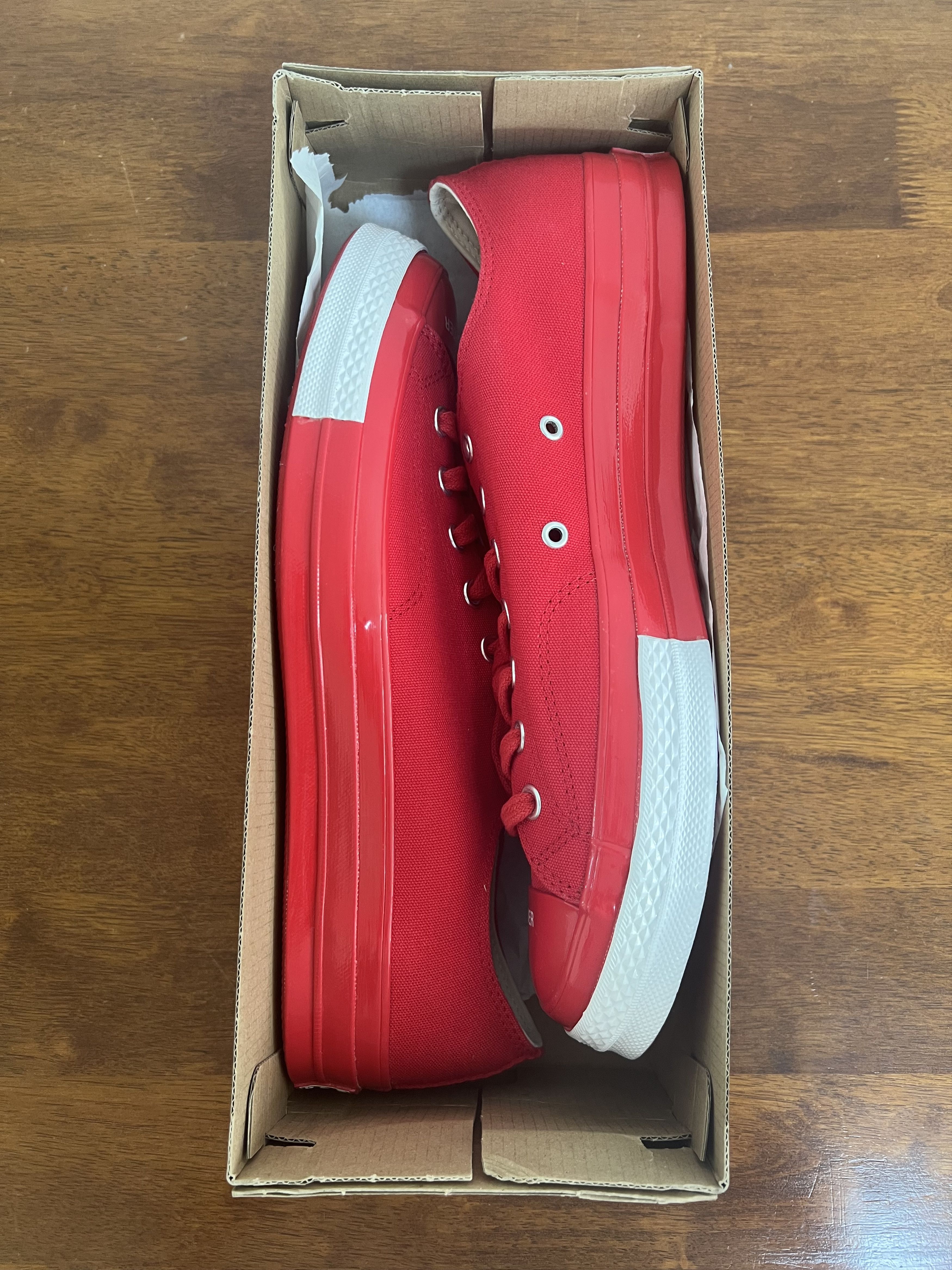 Converse × Undercover 💚 2018 Undercover x Converse Chuck 70 OX Racing Red Size US 12 / EU 45 - 12 Thumbnail