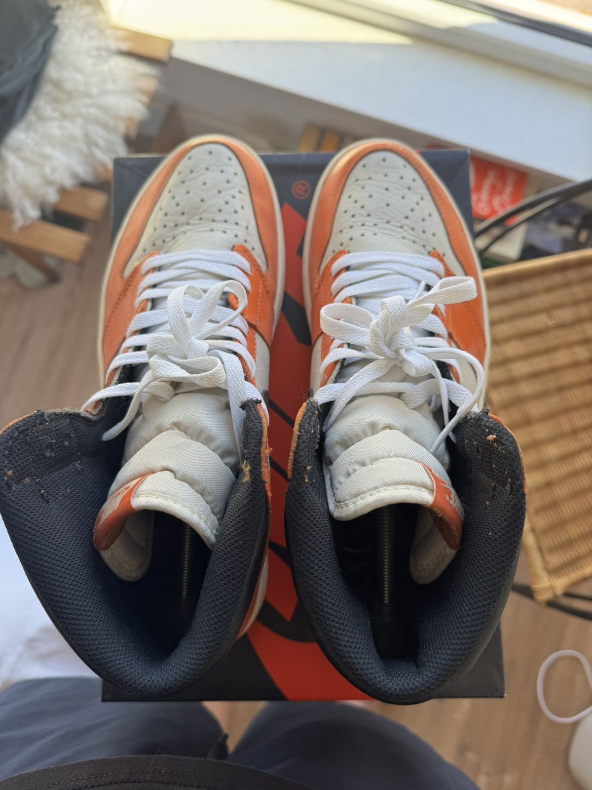 Jordan Brand Jordan 1 x Reverse Shattered Backboard Size US 12 / EU 45 - 3 Thumbnail