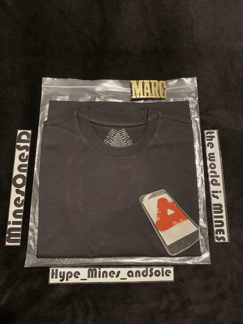 Palace NWT Palace Tri-Phone T-Shirt - S - Black Size US S / EU 44-46 / 1 - 3 Thumbnail