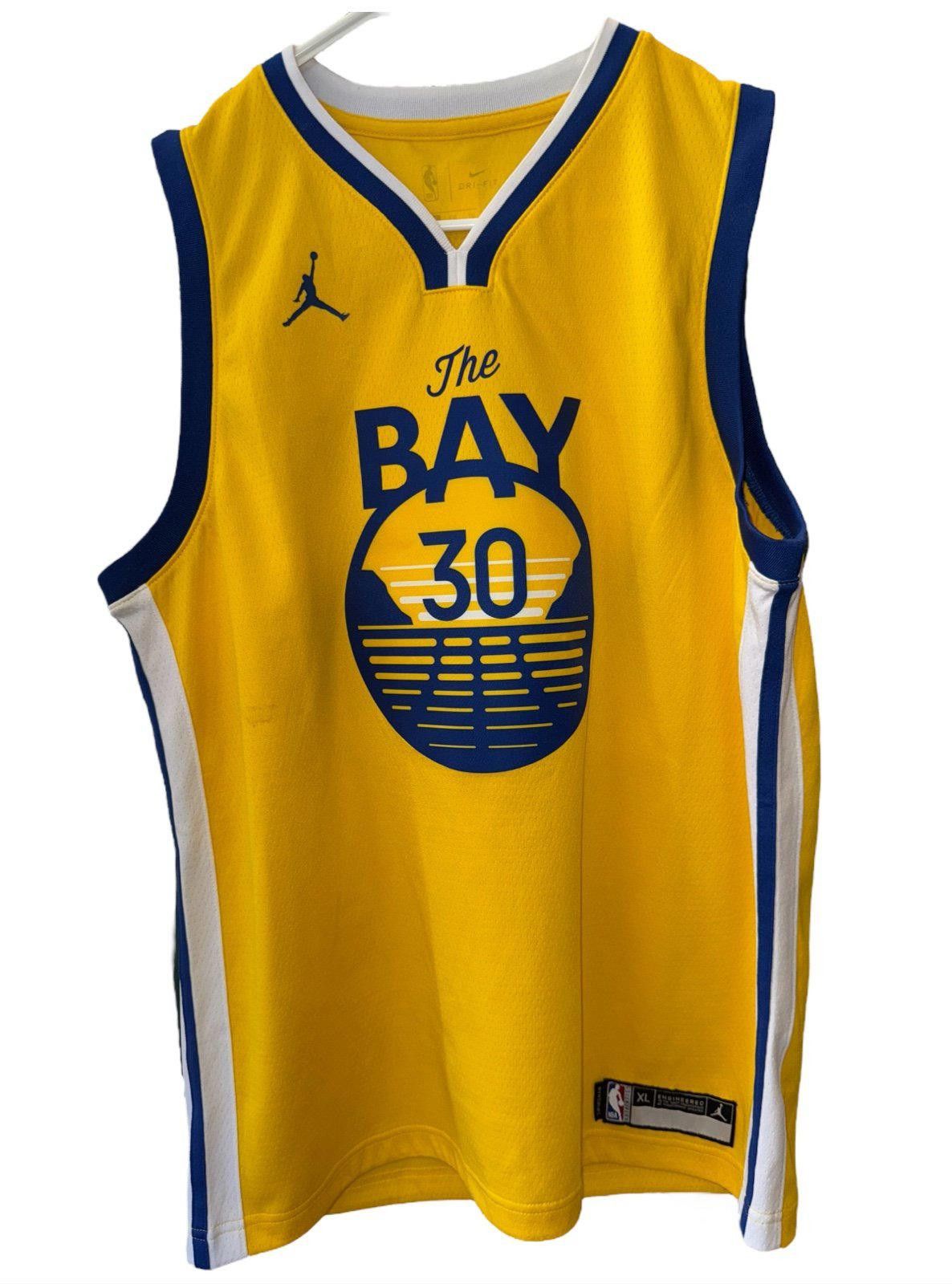 Nike Steph Curry #30 "The Bay" Nike Dri-Fit NBA Jersey Sz XL Size US XL / EU 56 / 4 - 1 Thumbnail