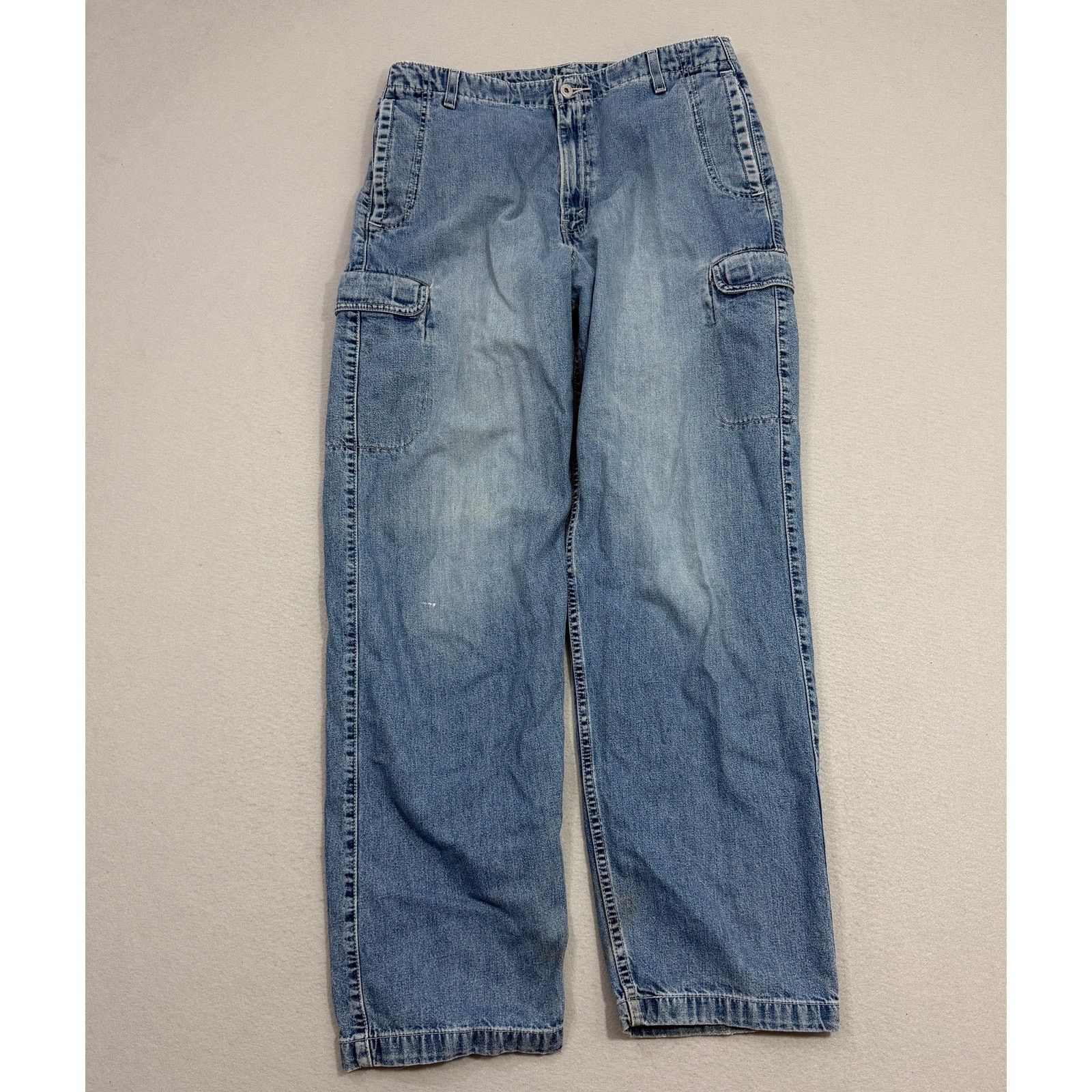 Levi's Vintage Levis Dry Goods Cargo Jeans Mens 34x34 90s 1999 Size US 34 / EU 50 - 2 Thumbnail