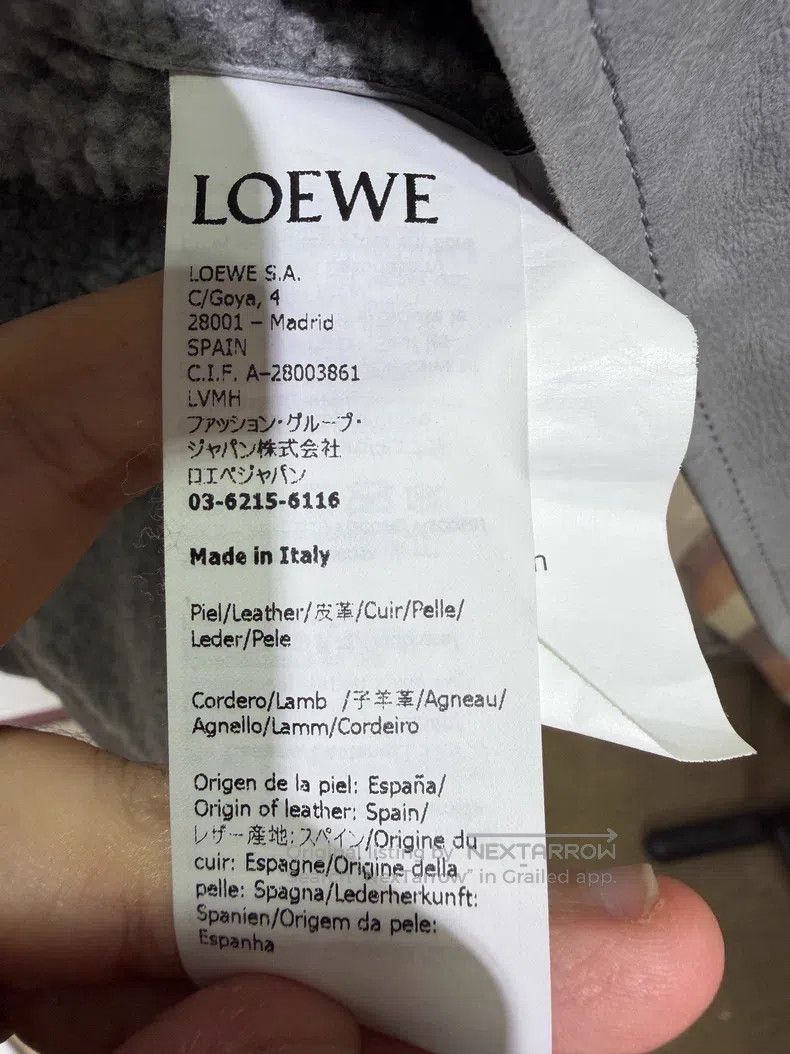 Loewe Loewe Grey fur integrated zipper jacket Size S / US 4 / IT 40 - 8 Thumbnail