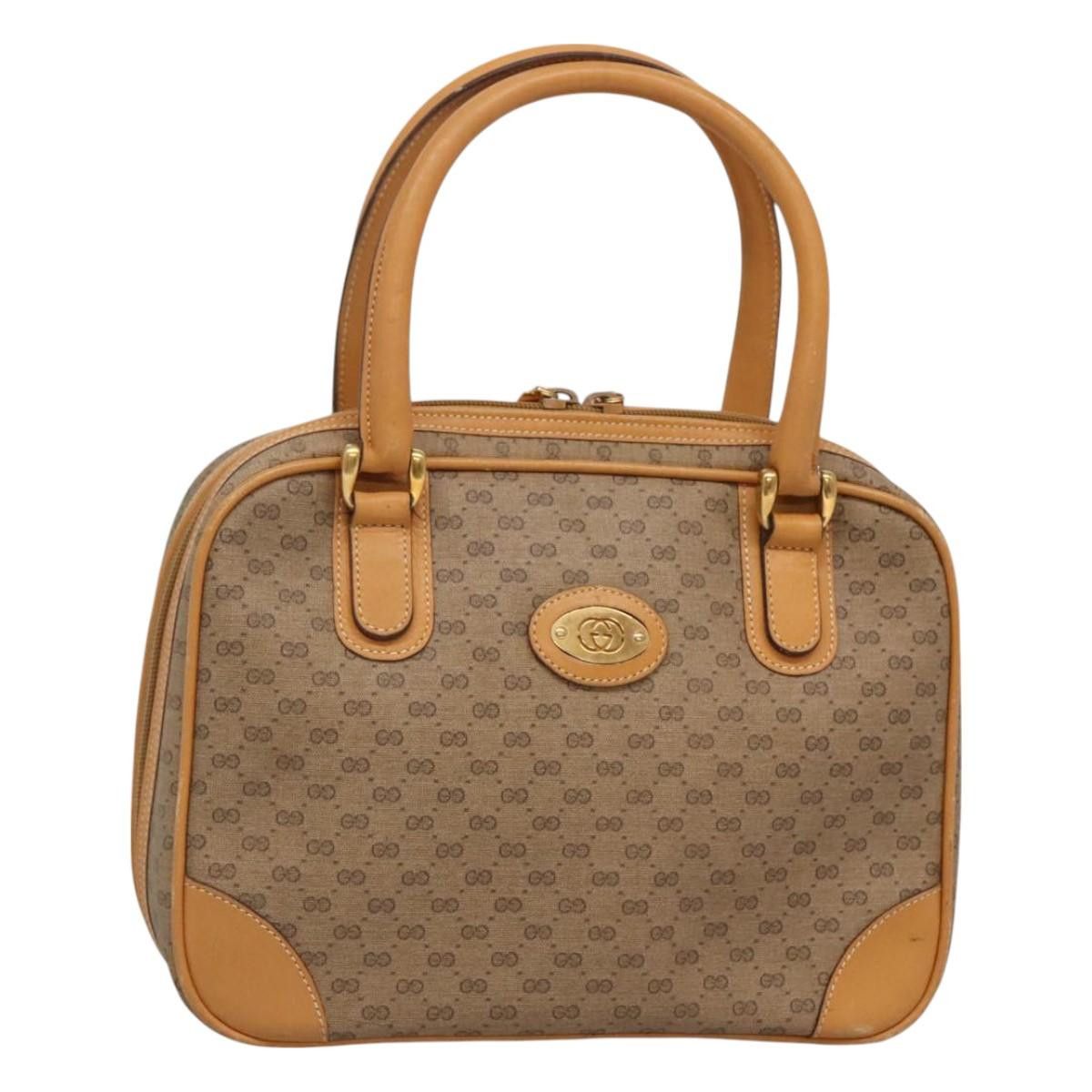 Gucci GUCCI Micro GG Supreme Hand Bag Pvc Beige Gold 000 39 000 39 Size ONE SIZE - 1 Thumbnail