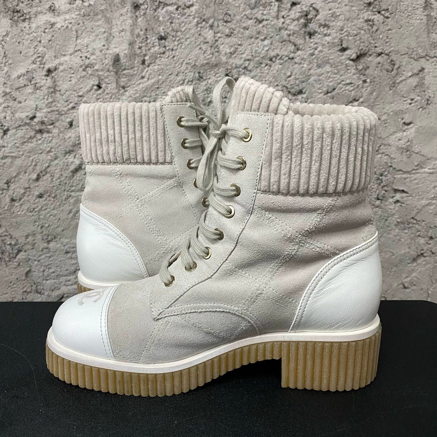 Chanel Chanel combat boots women's 39 99 New Size US 8.5 / IT 38.5 - 5 Thumbnail