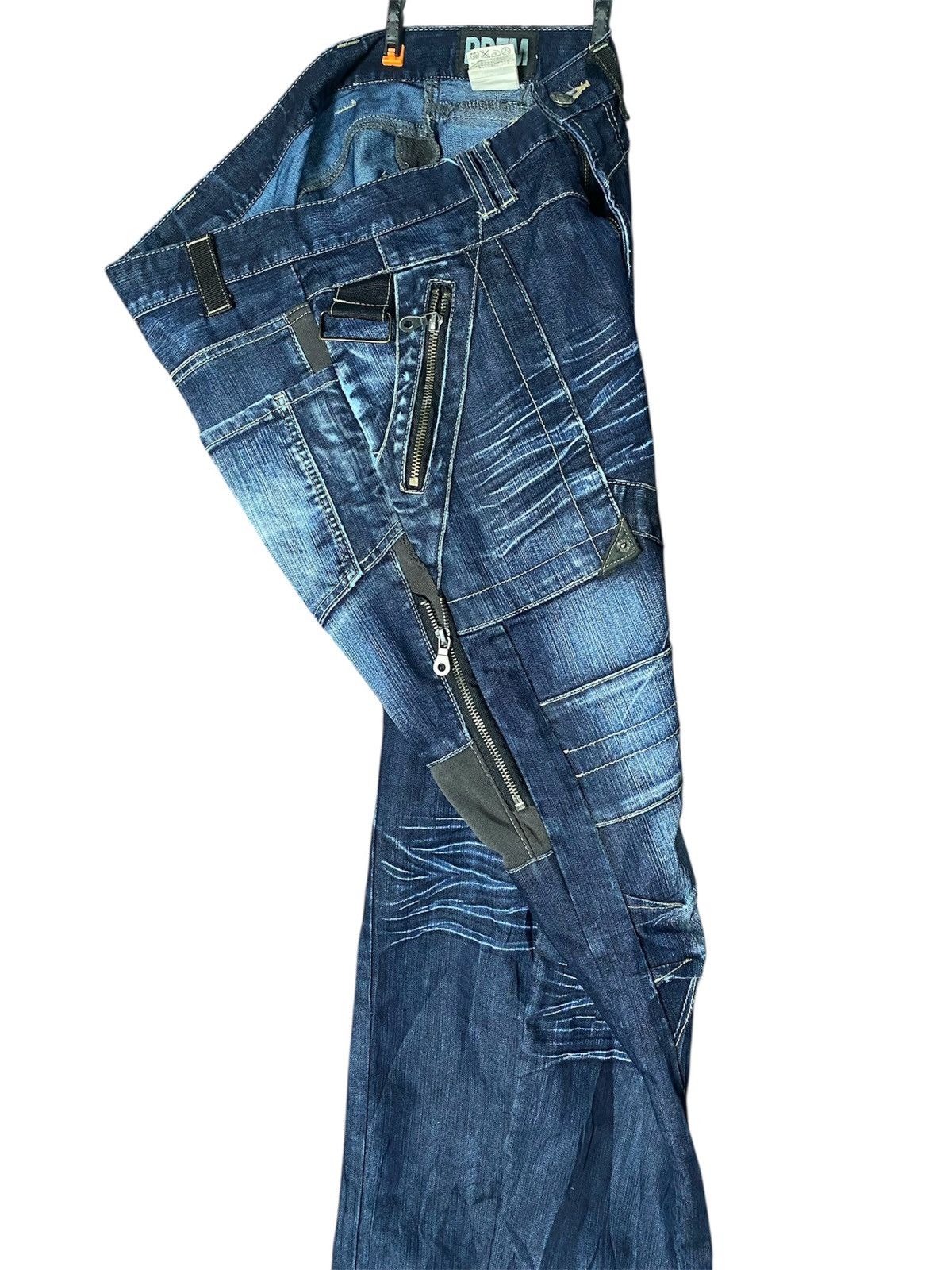 PPFM Rare PPFM Bondage Punk Distressed Denim Size US 31 - 7 Thumbnail