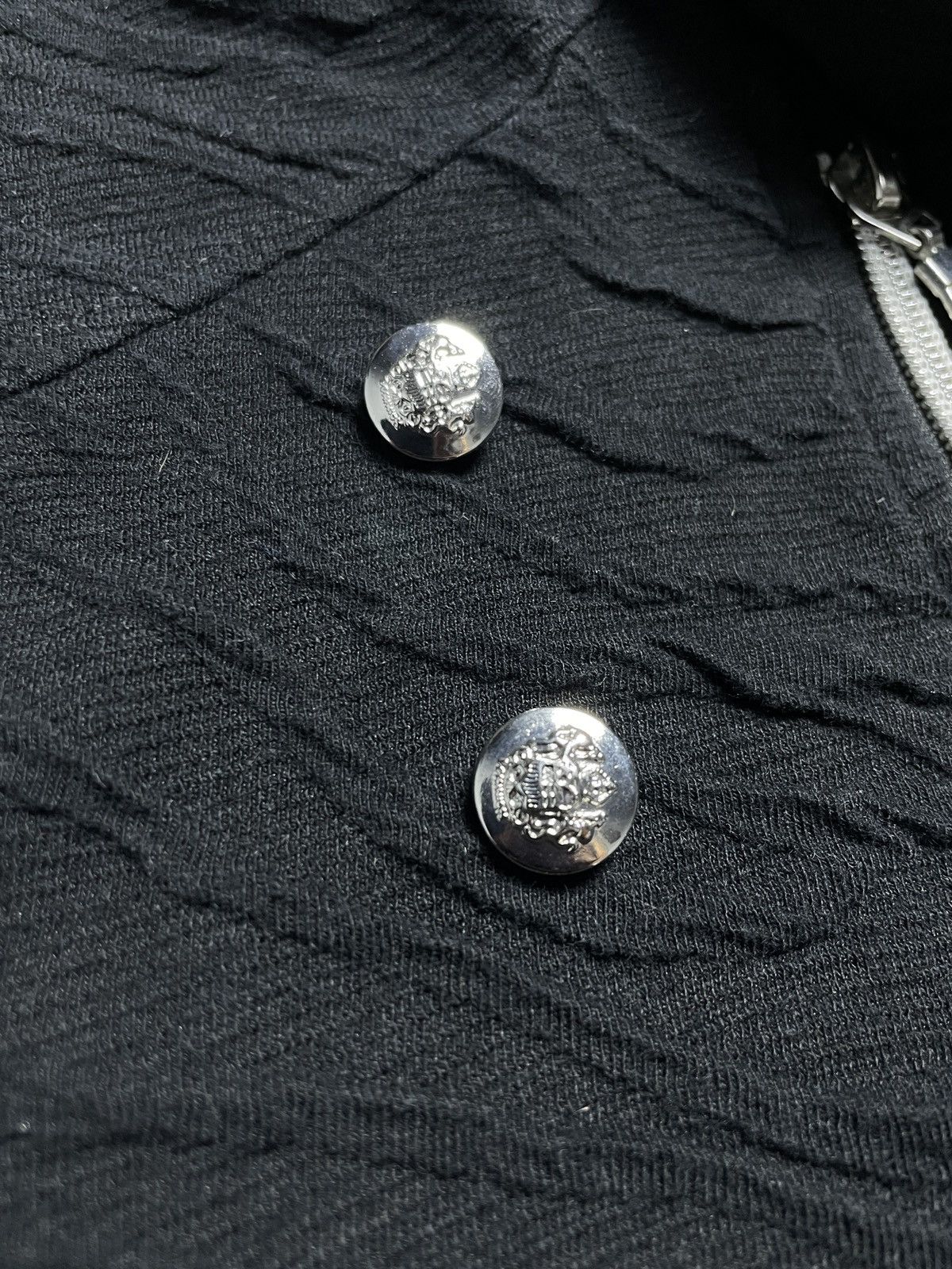 14th Addiction 2000’s In The Attic - Asymmetrical Vkei Style Textured Vest Size US M / EU 48-50 / 2 - 12 Thumbnail