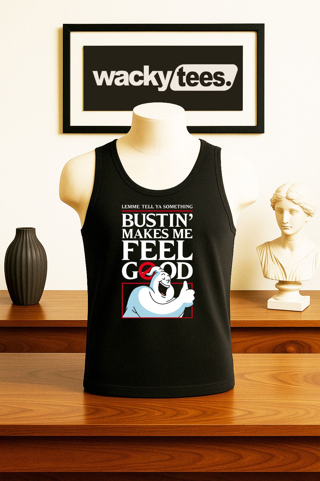 Other Bustin Makes Me Feel Good Ghost Parody Graphic Tee Shirt Size US L / EU 52-54 / 3 - 2 Thumbnail