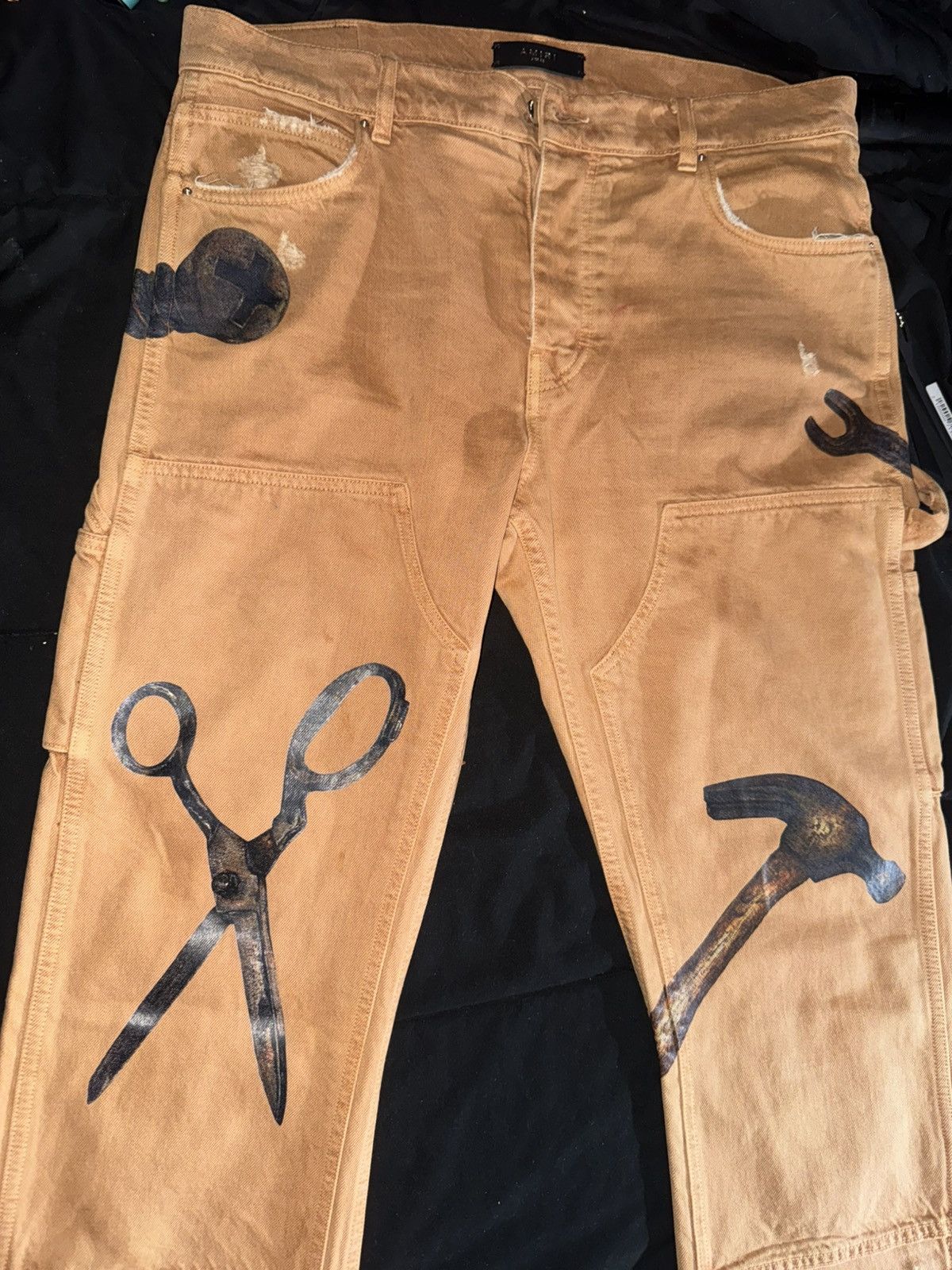 Amiri 🏆⚜️🔑AMIRI CARPENTER PANTS 🏆⚜️🔑 Size US 32 / EU 48 - 2 Thumbnail
