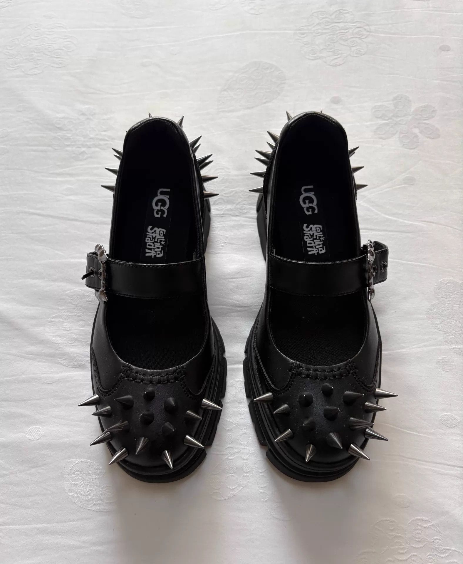 Collina Strada UGG x Collina Strada Spike Rivets Mary Jane Punk Unisex Size US 8 / IT 38 - 4 Thumbnail