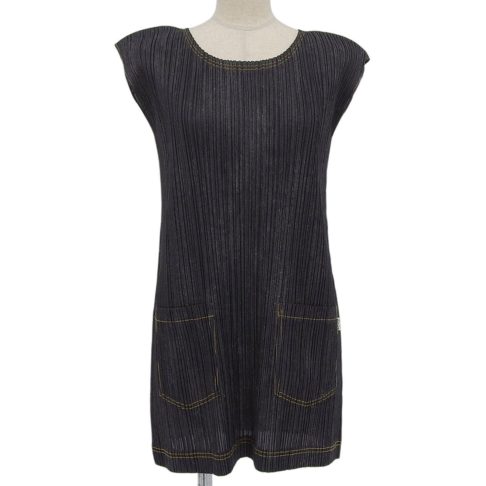 Issey Miyake Issey Miyake PLEATS PLEASE Tunic Polyester Tunic Plastic / Synthetic Tops PP81-JK421 DUTY FREE for USA Size ONE SIZE - 1 Thumbnail