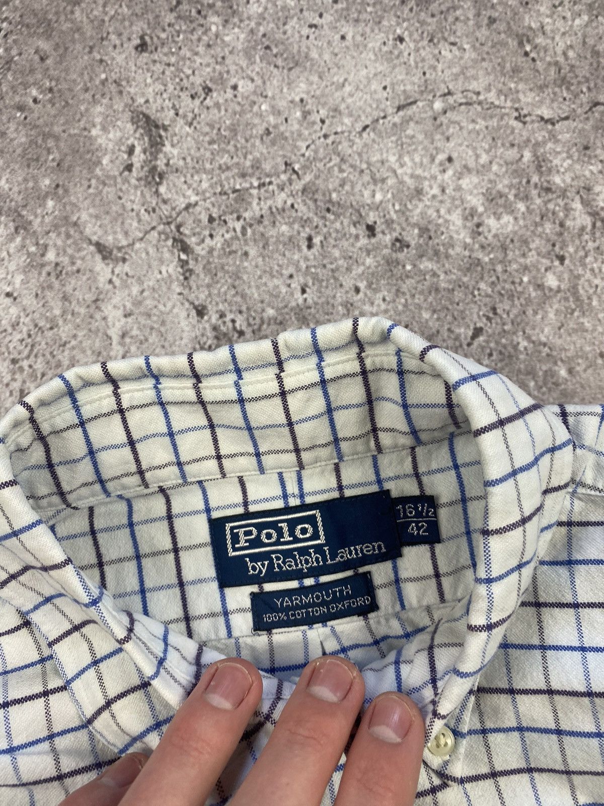 Polo Ralph Lauren × Vintage Vintage Y2K POLO RALPH LAUREN Checked Flannel Shirt 90 Style Size US L / EU 52-54 / 3 - 6 Thumbnail