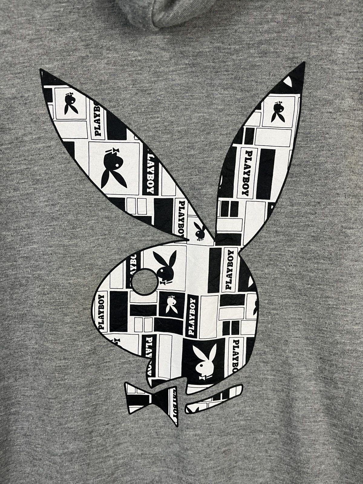 Playboy × Vintage Vintage 90s Playboy Bunny Logo Spell Out Backhit Hoodie Size US XXL / EU 58 / 5 - 6 Thumbnail