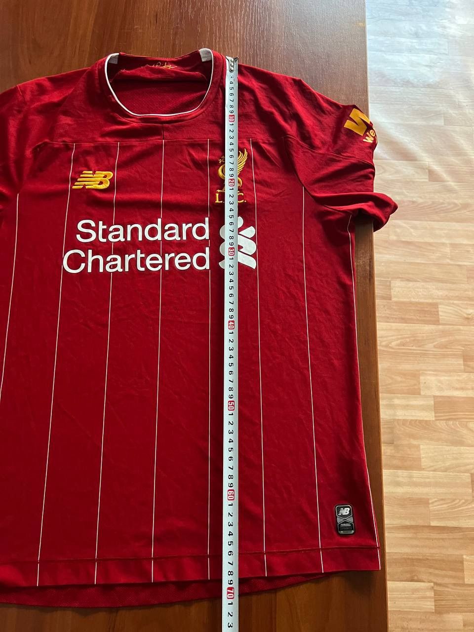 New Balance 2019/20 LIVERPOOL FC HOME SOCCER JERSEY FOOTBALL SHIRT SZ M Size US M / EU 48-50 / 2 - 16 Thumbnail
