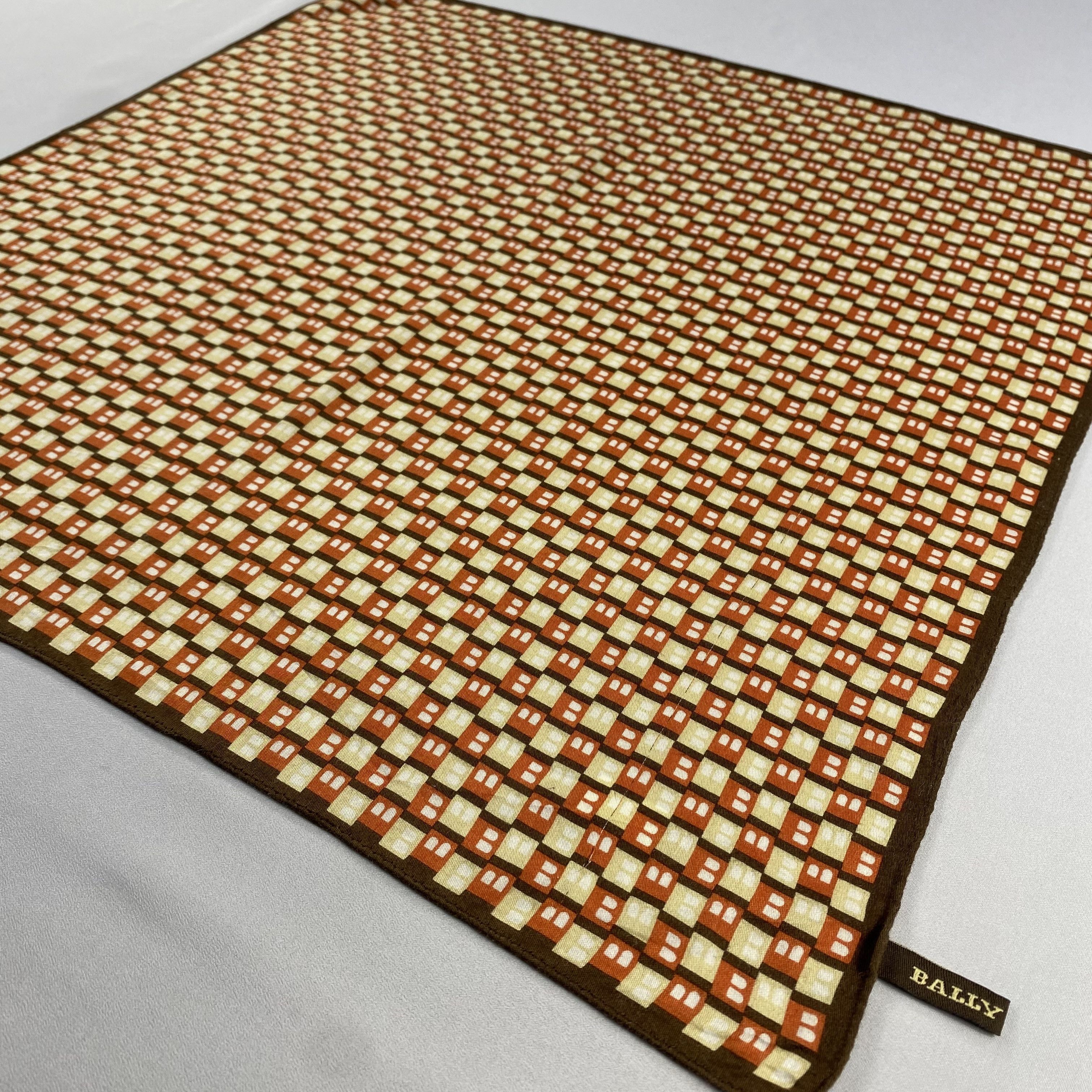 Bally × Vintage Bally Neckerchief / Bandana / Handkerchief-P1790 Size ONE SIZE - 2 Thumbnail