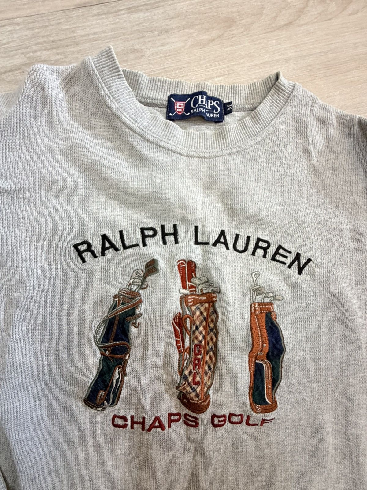 Chaps Ralph Lauren Vintage Chaps Ralph Lauren Golf Embroidered Sweatshirt Size US M / EU 48-50 / 2 - 2 Thumbnail