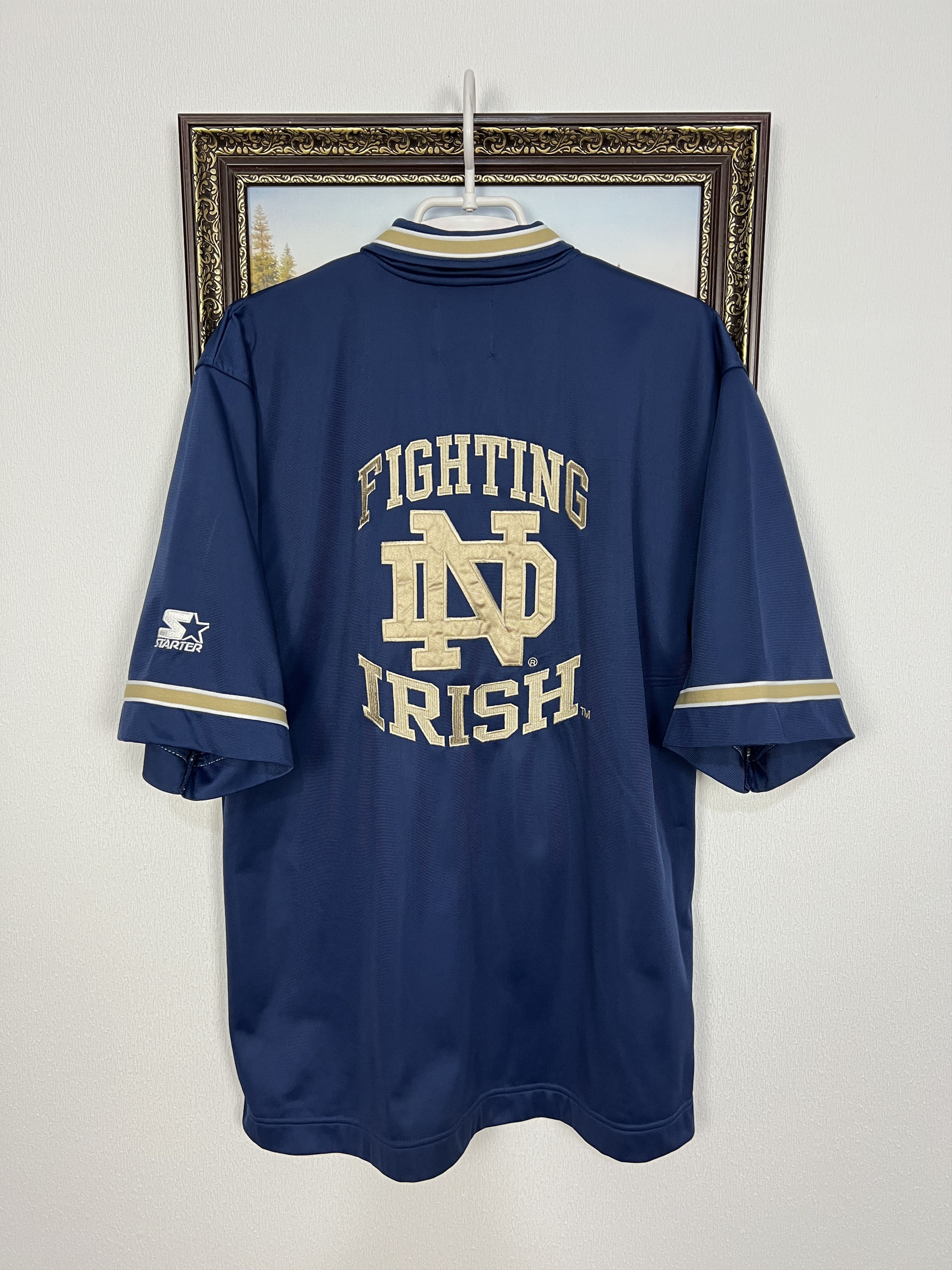 Starter Vintage 90's Notre Dame Fighting Irish Baseball Jersey Shirt Size US M / EU 48-50 / 2 - 1 Thumbnail