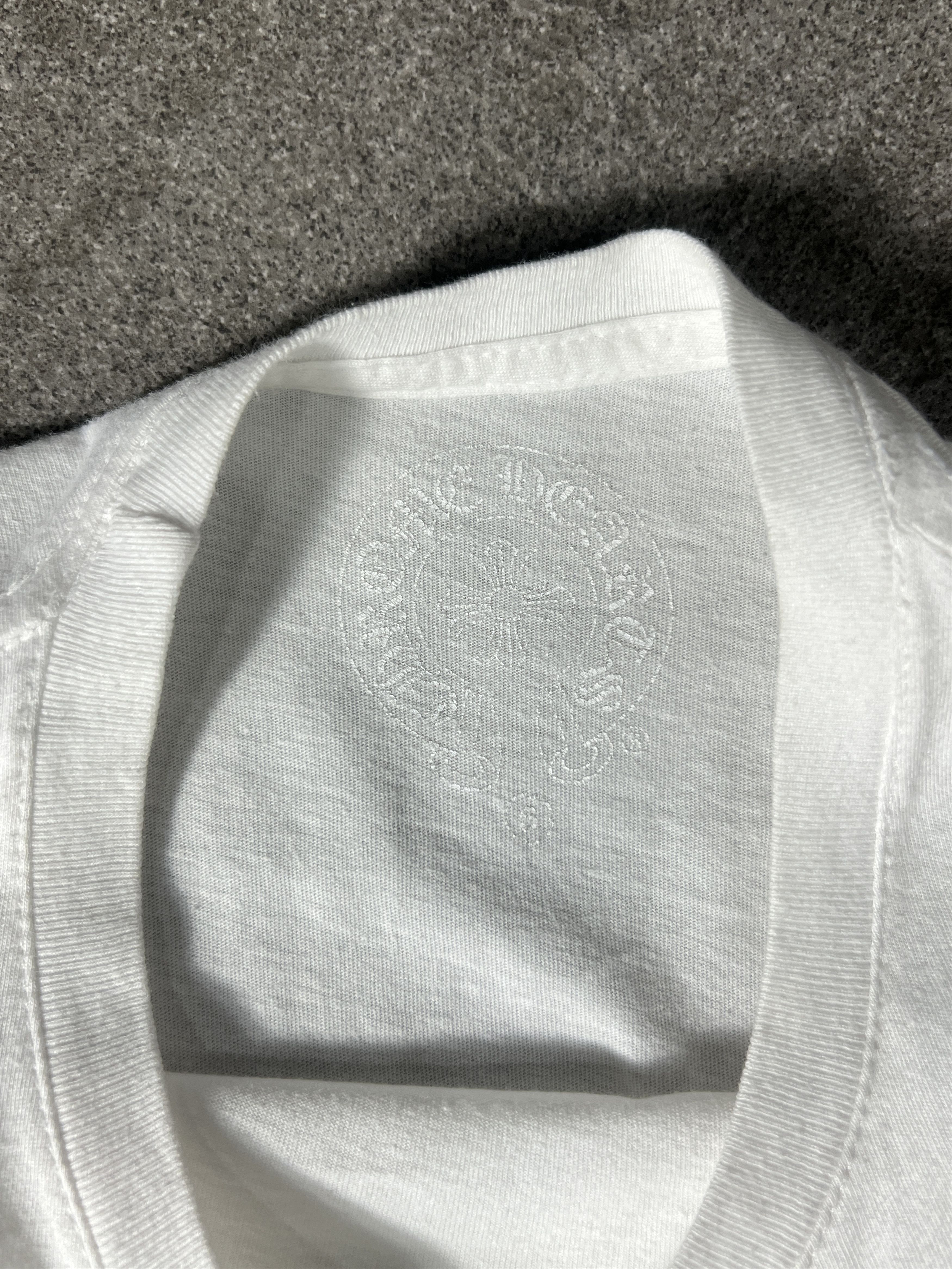 Chrome Hearts Chrome Hearts Big Cross Back Print Pocket Tee White S Size US S / EU 44-46 / 1 - 3 Thumbnail