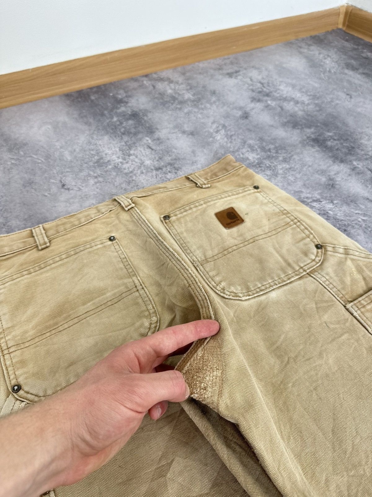 Carhartt Vintage 90s Carhartt USA Double Knee Distressed Work Pants Size US 32 / EU 48 - 11 Thumbnail