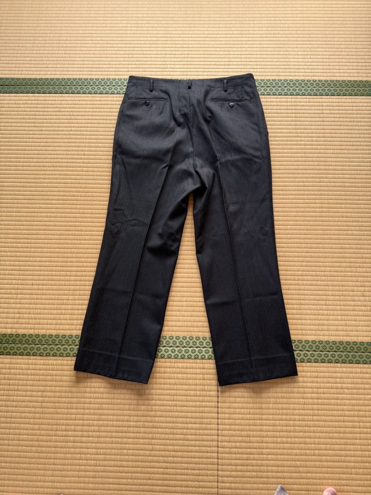 Other Vintage REFINE SUPER ALL WOOLBlueGrey Pinstripe 3-Piece Suit Size 42R - 15 Thumbnail