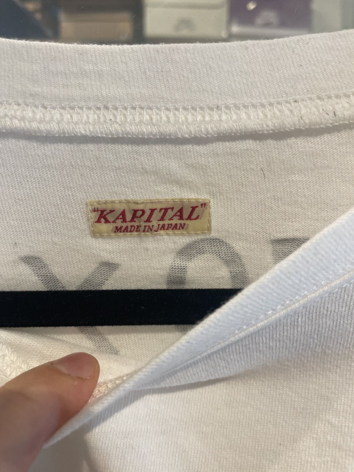 Kapital Kapital Rookie Smile T-Shirt White Size US L / EU 52-54 / 3 - 3 Thumbnail