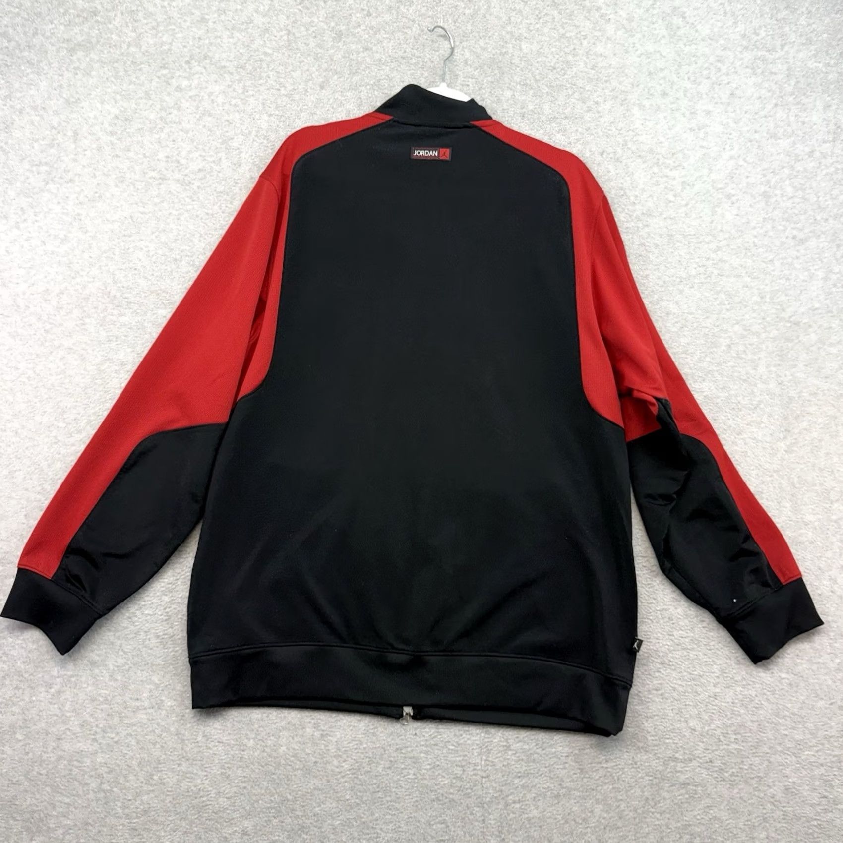 Jordan Brand Jordan Track Jacket Mens L Black Red Gray Zip Full Pockets 90s Retro Sports Nike Brand Regular Jacket Size US L / EU 52-54 / 3 - 5 Thumbnail