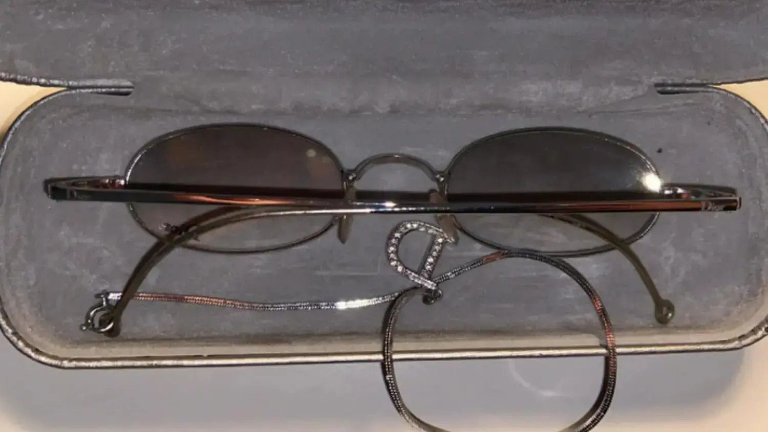 Dior DIOR Sunglasses Shanghai Rimless Shield Oval Galliano Era Size ONE SIZE - 2 Thumbnail