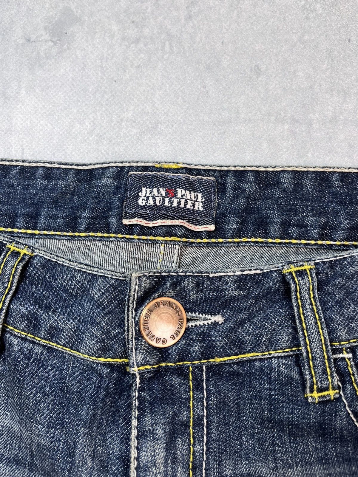 Jean Paul Gaultier Jean Paul Gaultier Archival Denim Shorts with Logo Plaque Size US 29 - 4 Thumbnail
