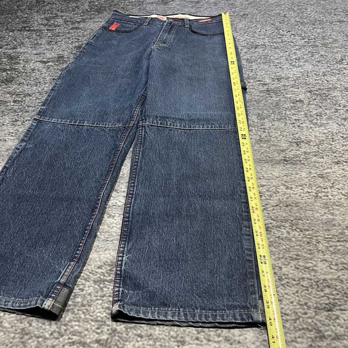 Ecko Unltd. Vintage Y2K Ecko UNLTD Baggy Wide Leg Carpenter Jeans 30x29 Size US 30 / EU 46 - 12 Thumbnail
