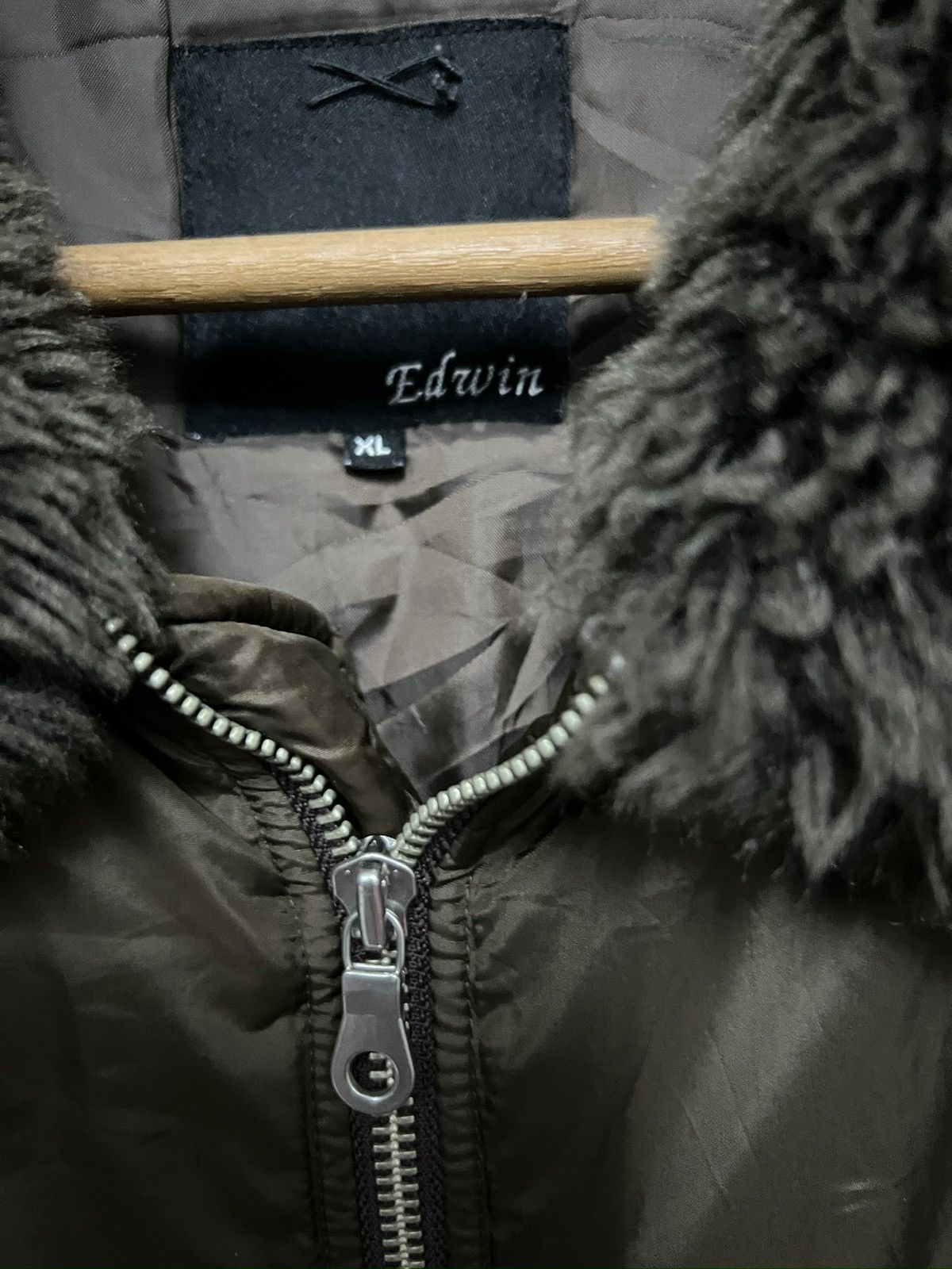 Edwin 436. Vintage Edwin Jacket Faux-fur Collar Size US XL / EU 56 / 4 - 5 Thumbnail