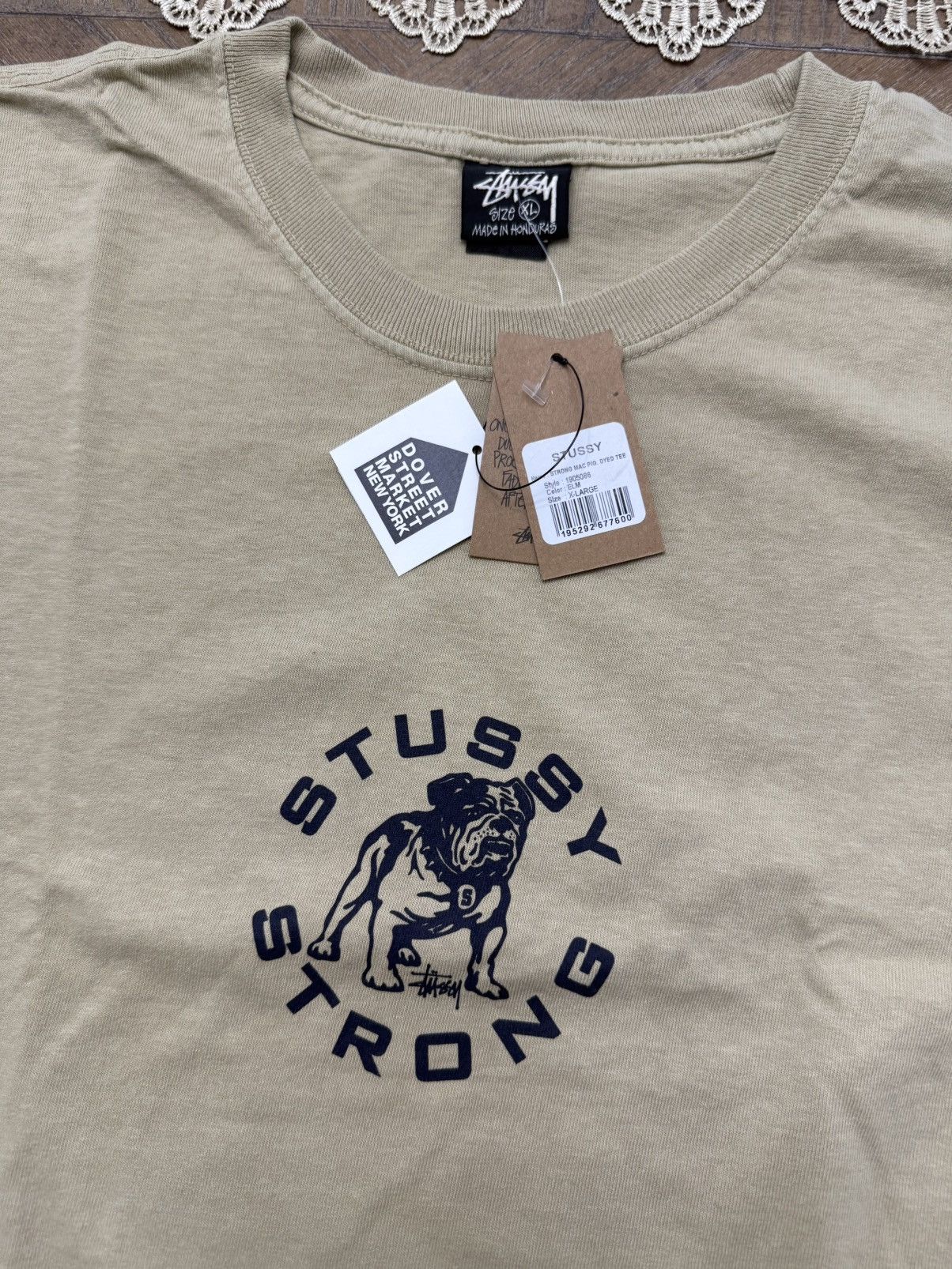 Stussy Strong Mac Dog pigment dyed t-shirt 