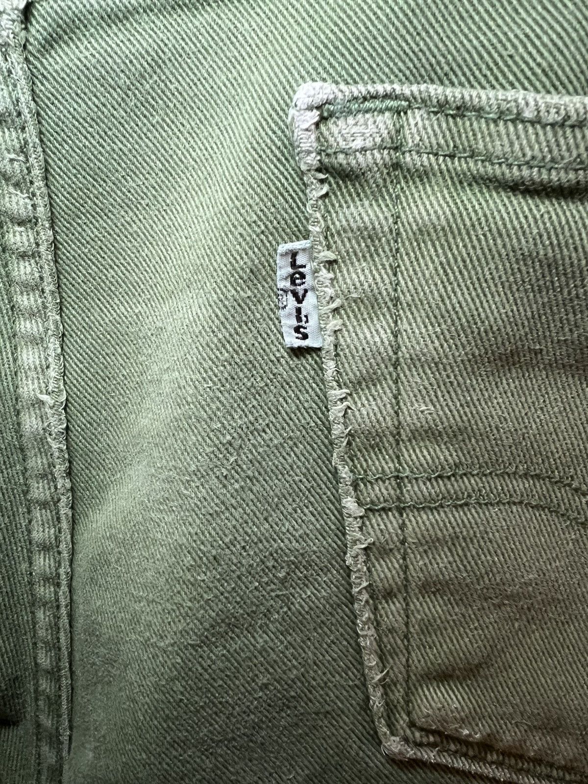 Levi's Vintage Levis 511 green acid slime jeans Size US 33 - 9 Thumbnail