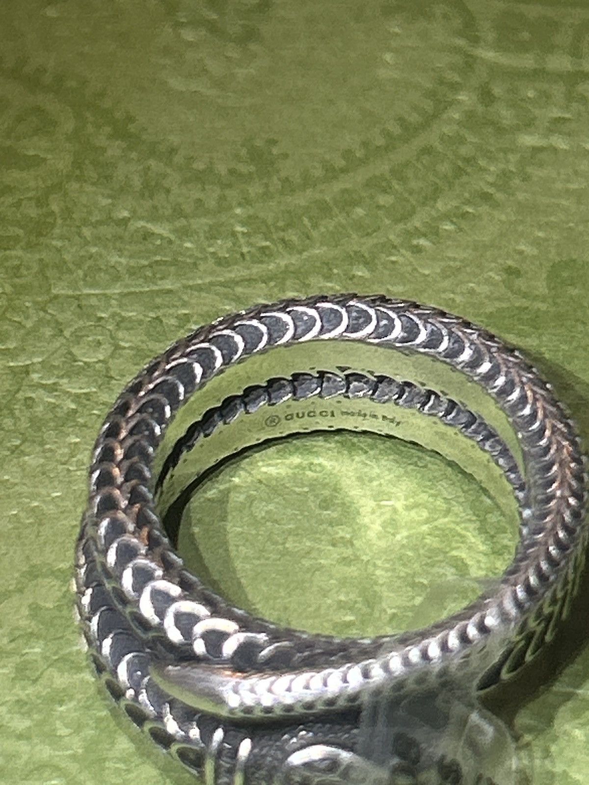 Gucci Gucci Garden Snake Ring Silver 925 Size ONE SIZE - 6 Thumbnail