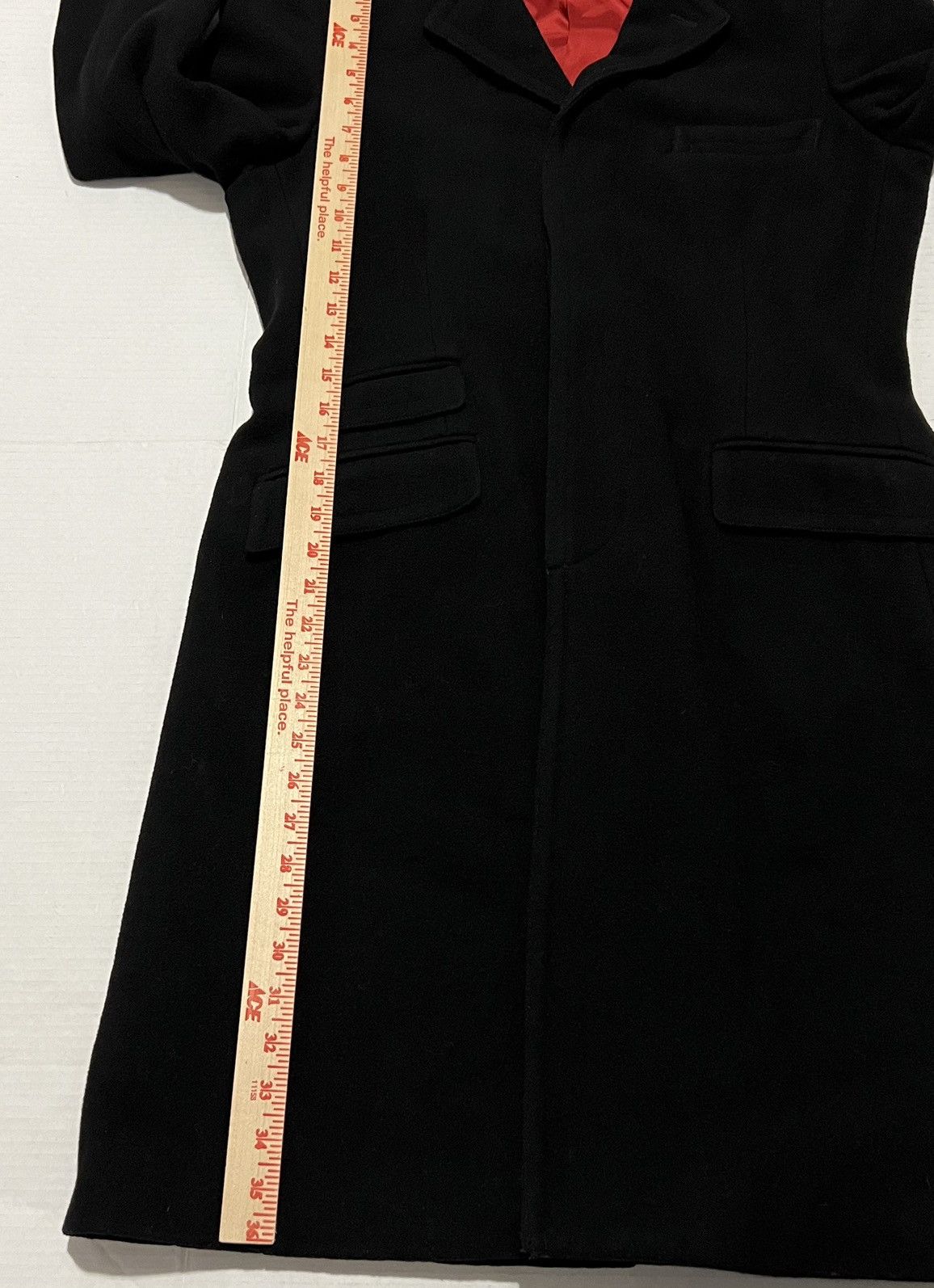 Rugby Ralph Lauren Vintage New Rugby Ralph Lauren Longline Wool Long Coat Black Size L / US 10 / IT 46 - 12 Thumbnail