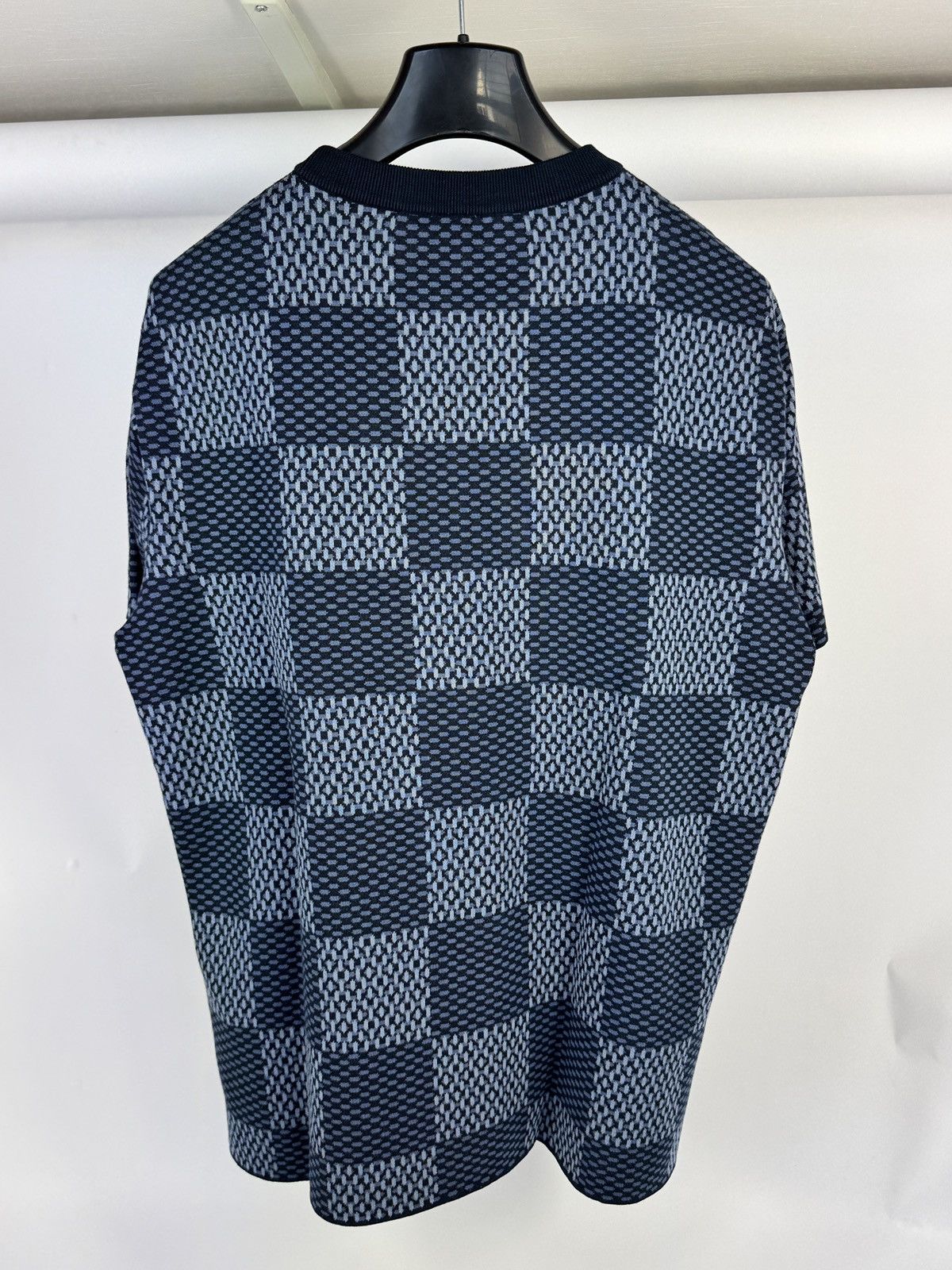 Louis Vuitton DAMIER LV CRYSTAL CREWNECK T-SHIRT Size US M / EU 48-50 / 2 - 2 Thumbnail